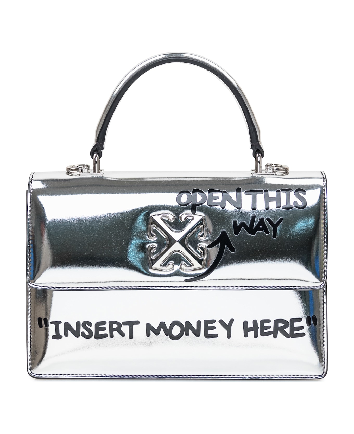 Off-White Jitney 1.4 Bag - SILVER-BLACK