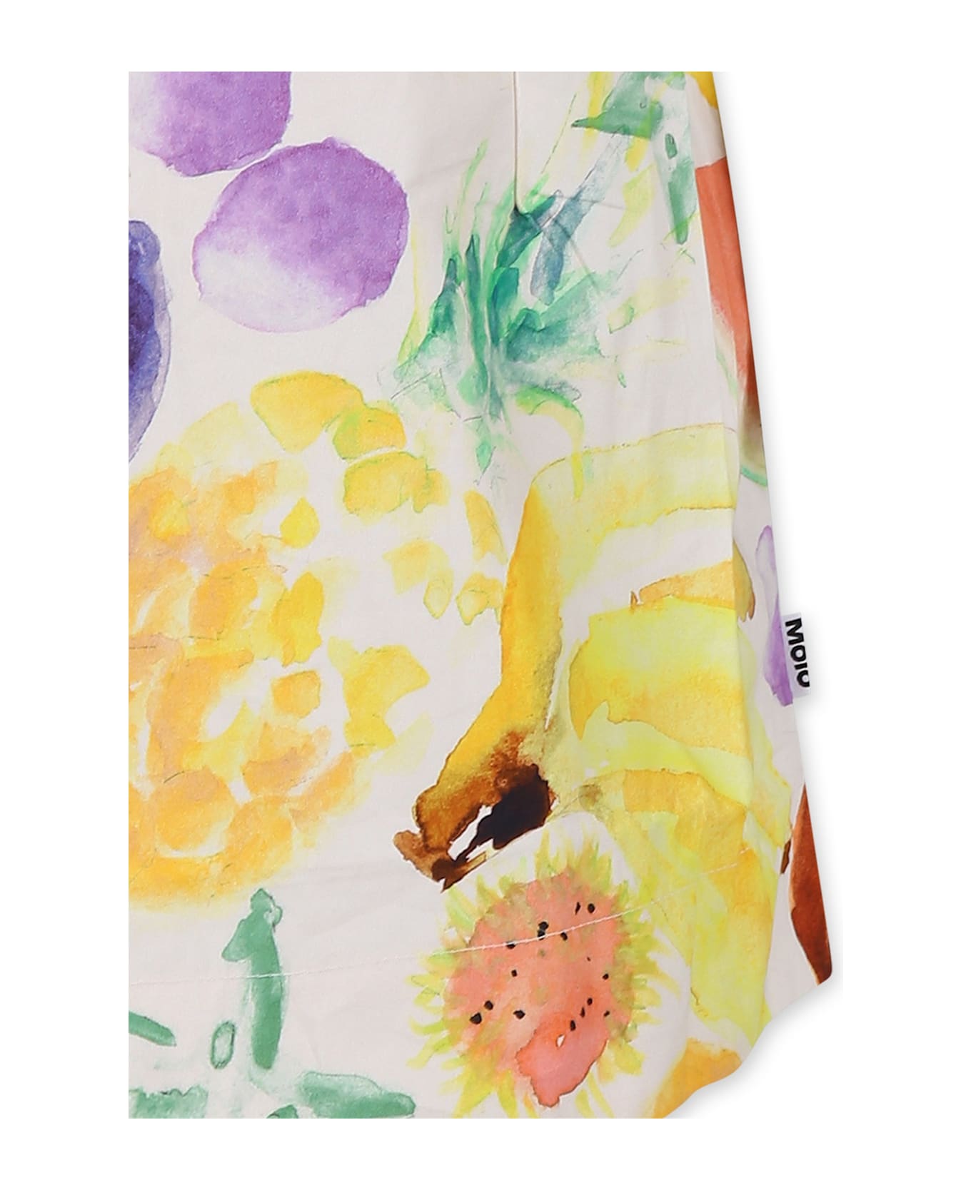 Molo Multicolor Dress For Girl With Fruit Print - Multicolor