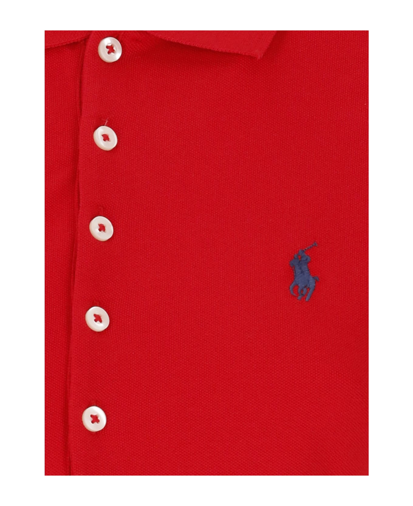 Ralph Lauren 'julie' Polo Shirt - Red