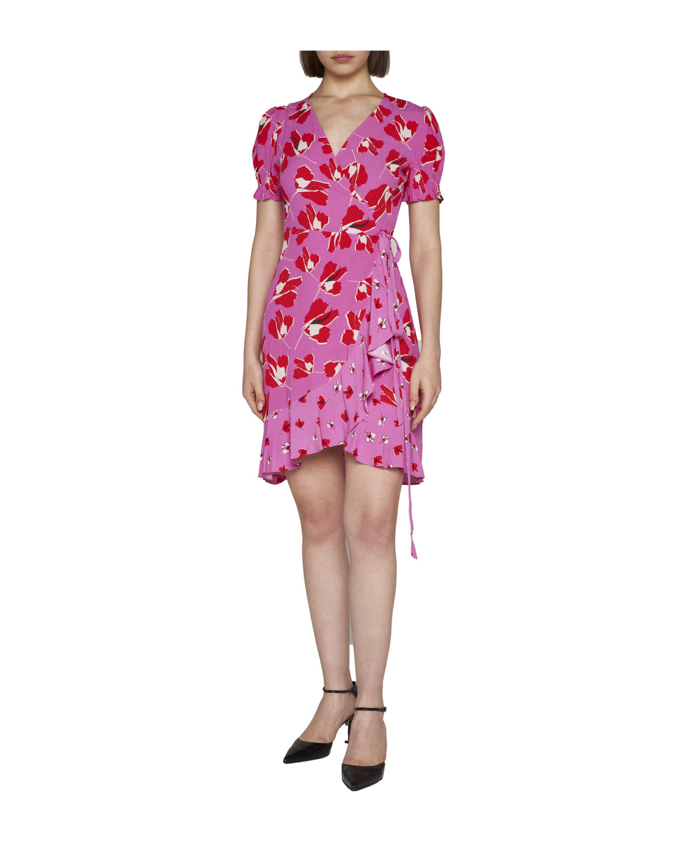Diane Von Furstenberg Dress - Paper tulip lg pink