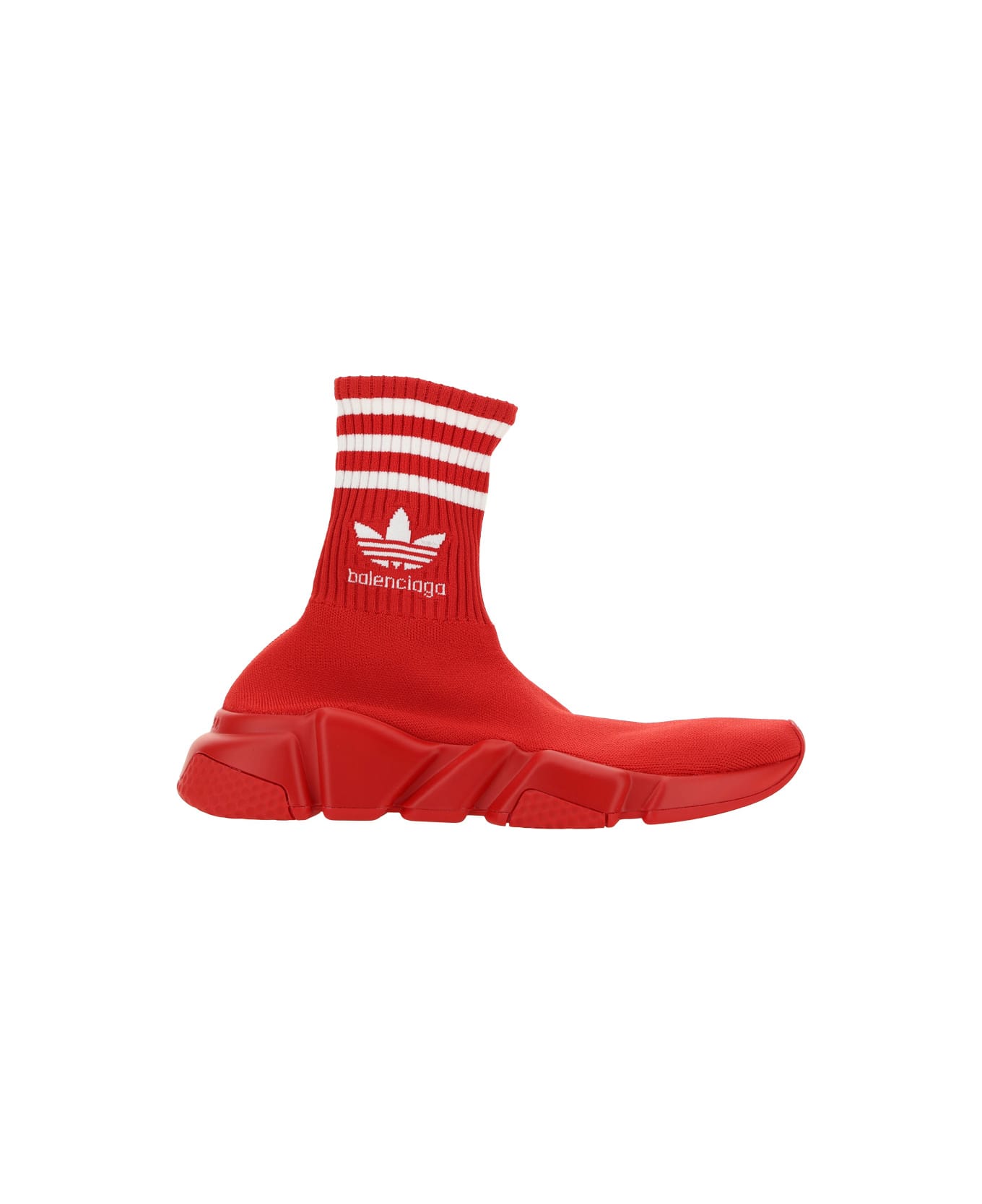 Balenciaga X Adidas Speed 2.0 Lt Sock Sneakers - Red/white Logo