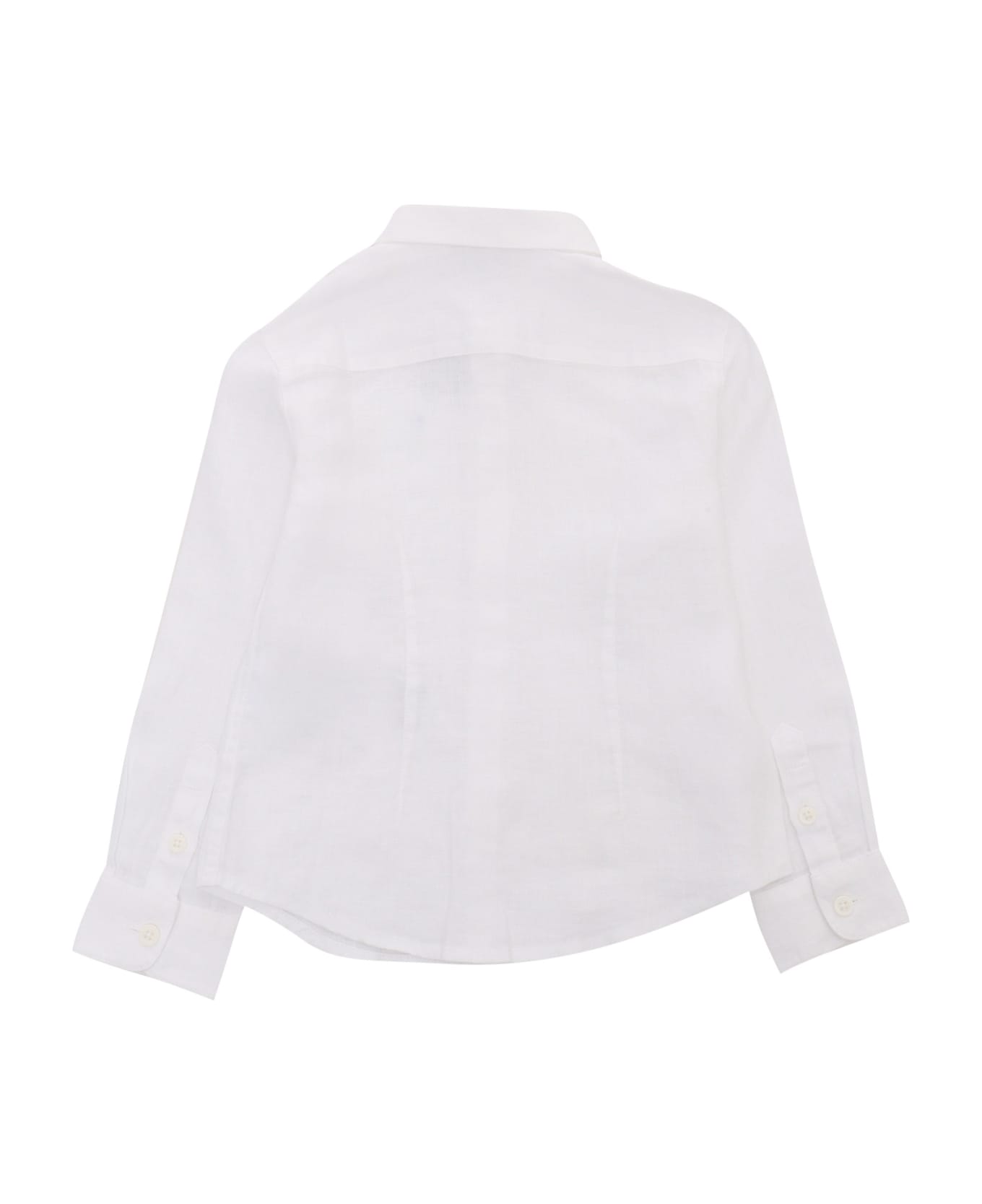 Emporio Armani White Shirt With Logo - WHITE