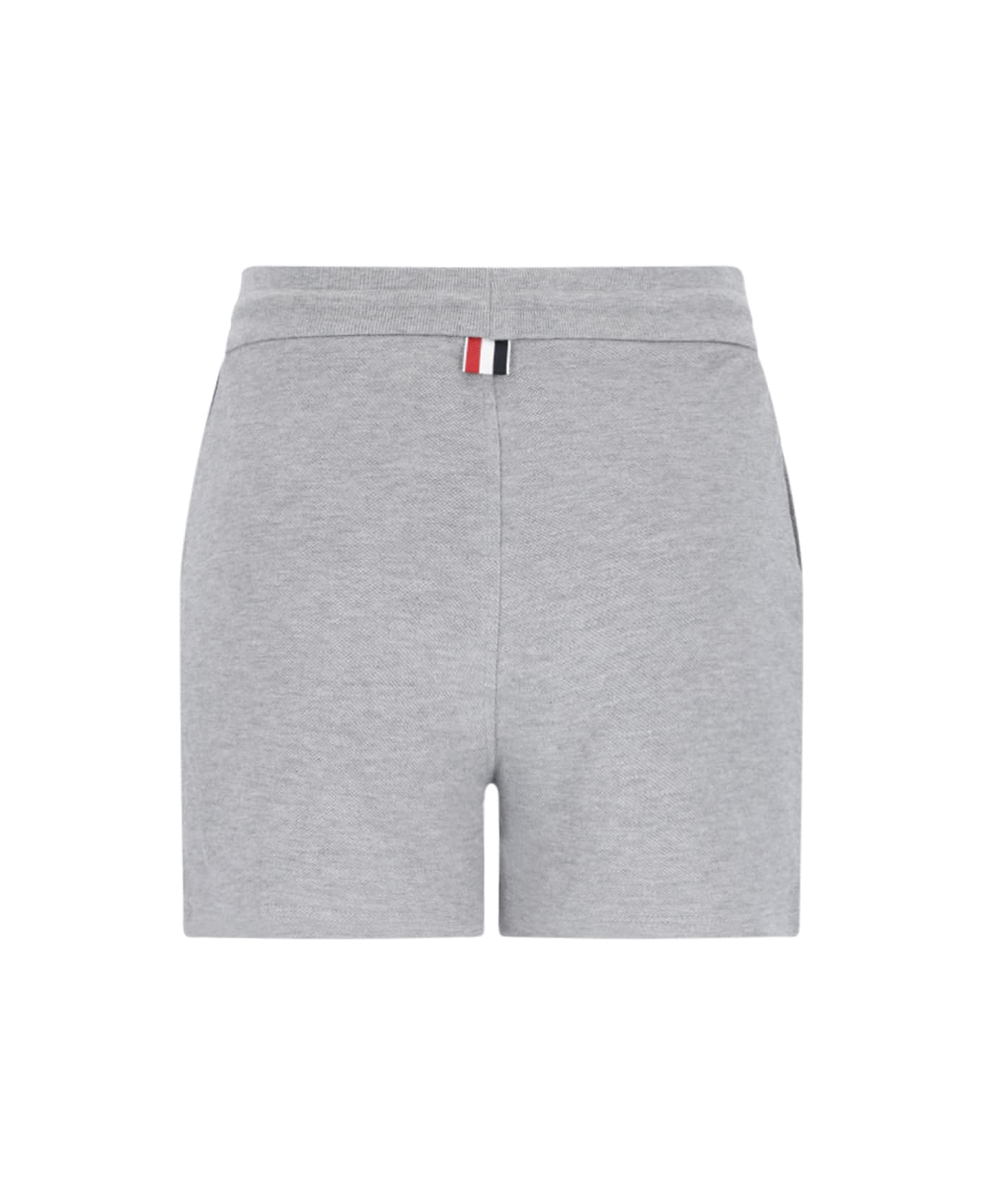 Thom Browne Logo Sport Shorts - Gray