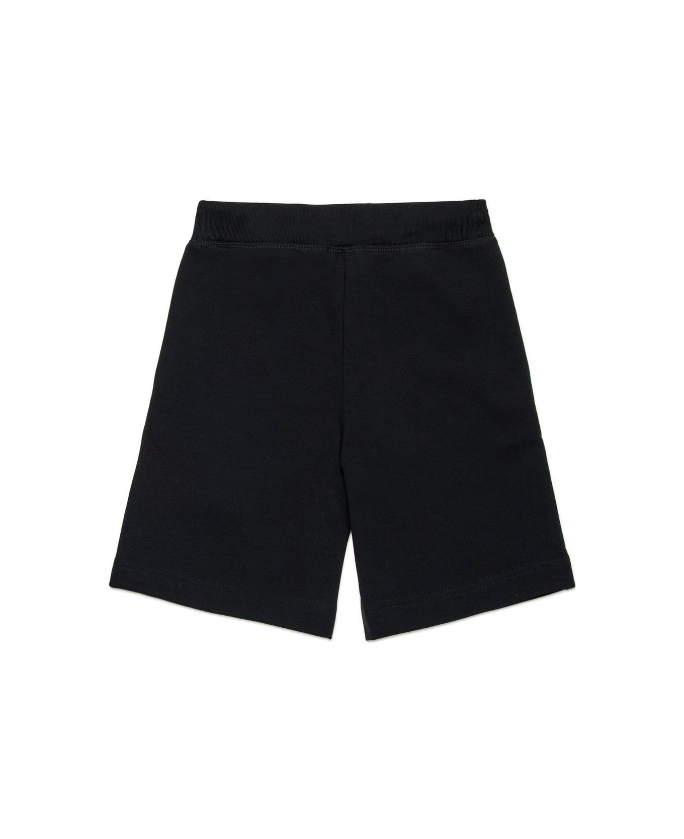 Dsquared2 Logo-printed Drawstring Track Shorts - Nero