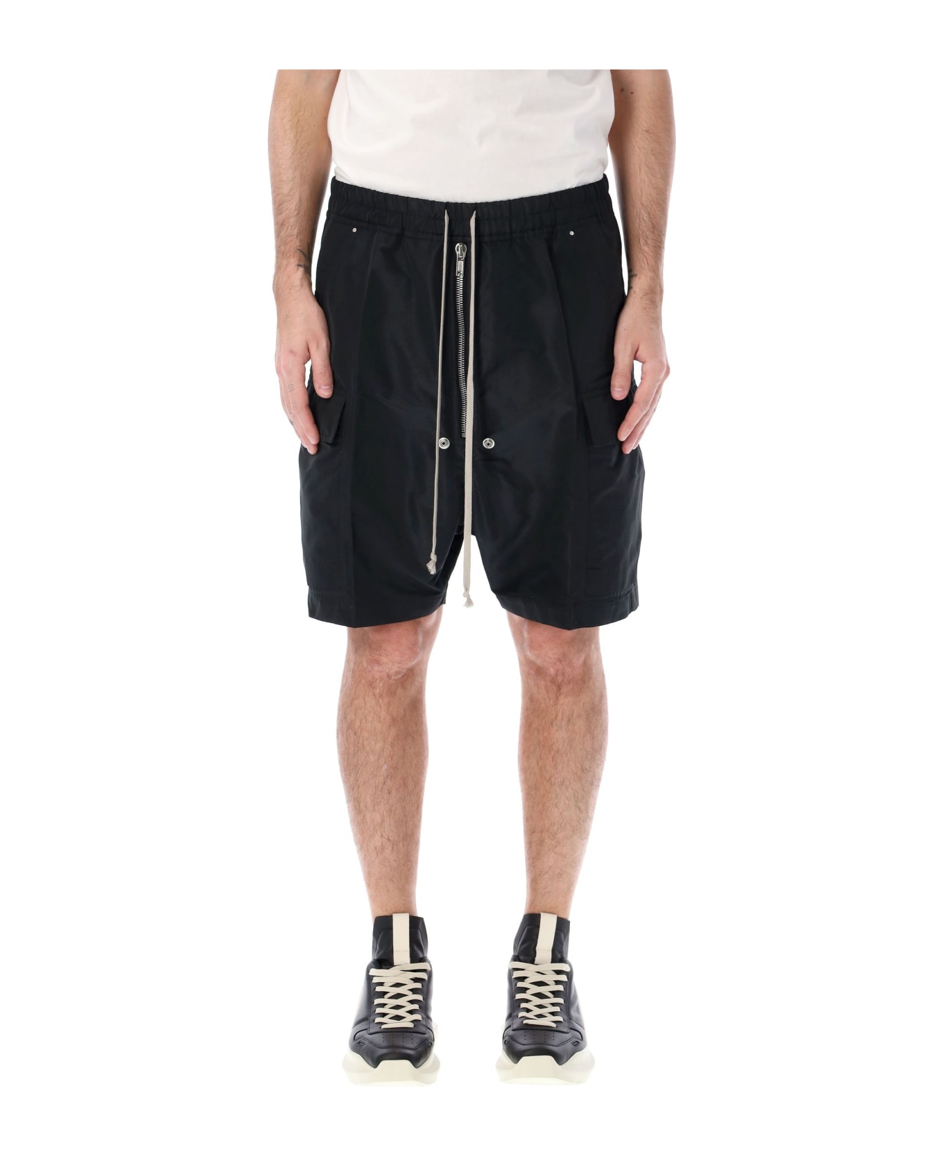 Rick Owens Luxor Cargobela Shorts - BLACK