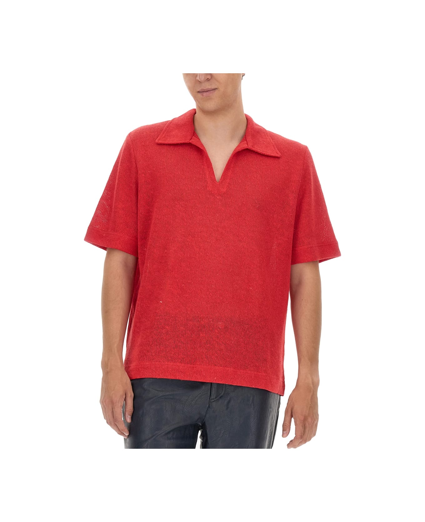 Séfr V-neck T-shirt - RED