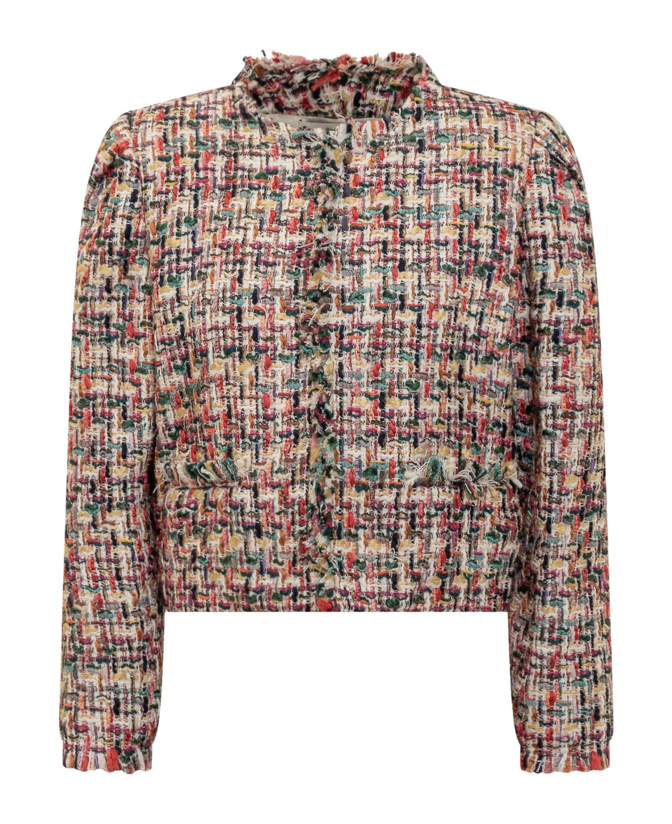 Isabel Marant Multicolour Tweed Zingya Jacket - MULTICOLOR