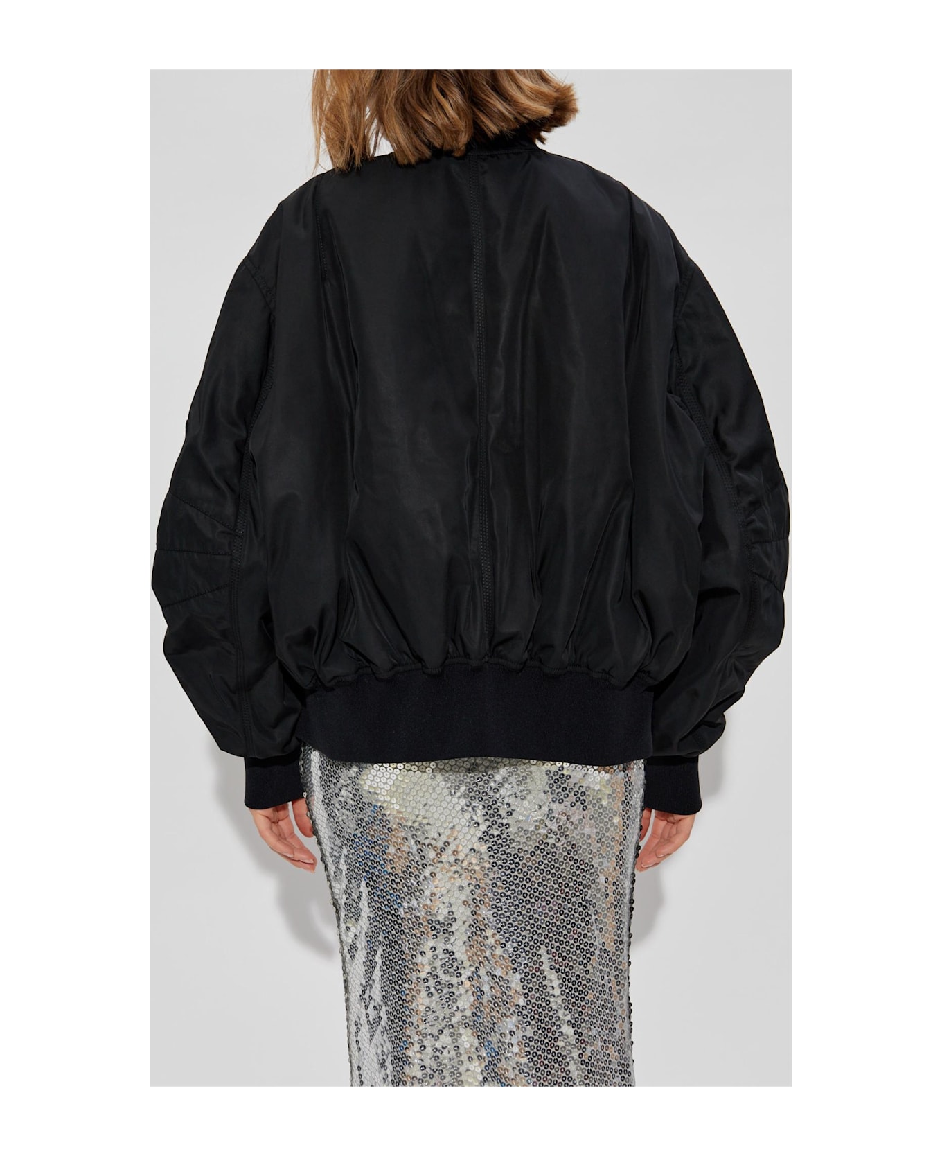 The Attico Bomber Jacket - Black