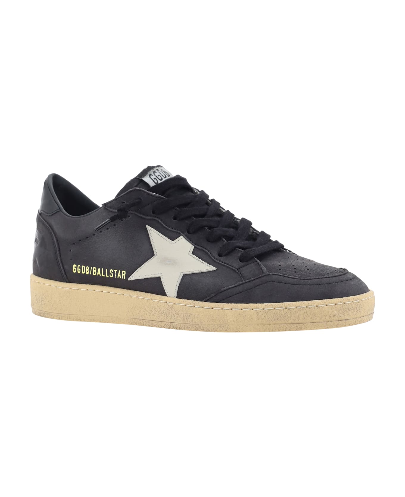 Golden Goose Ball Star Sneakers - Dark Gray/sand