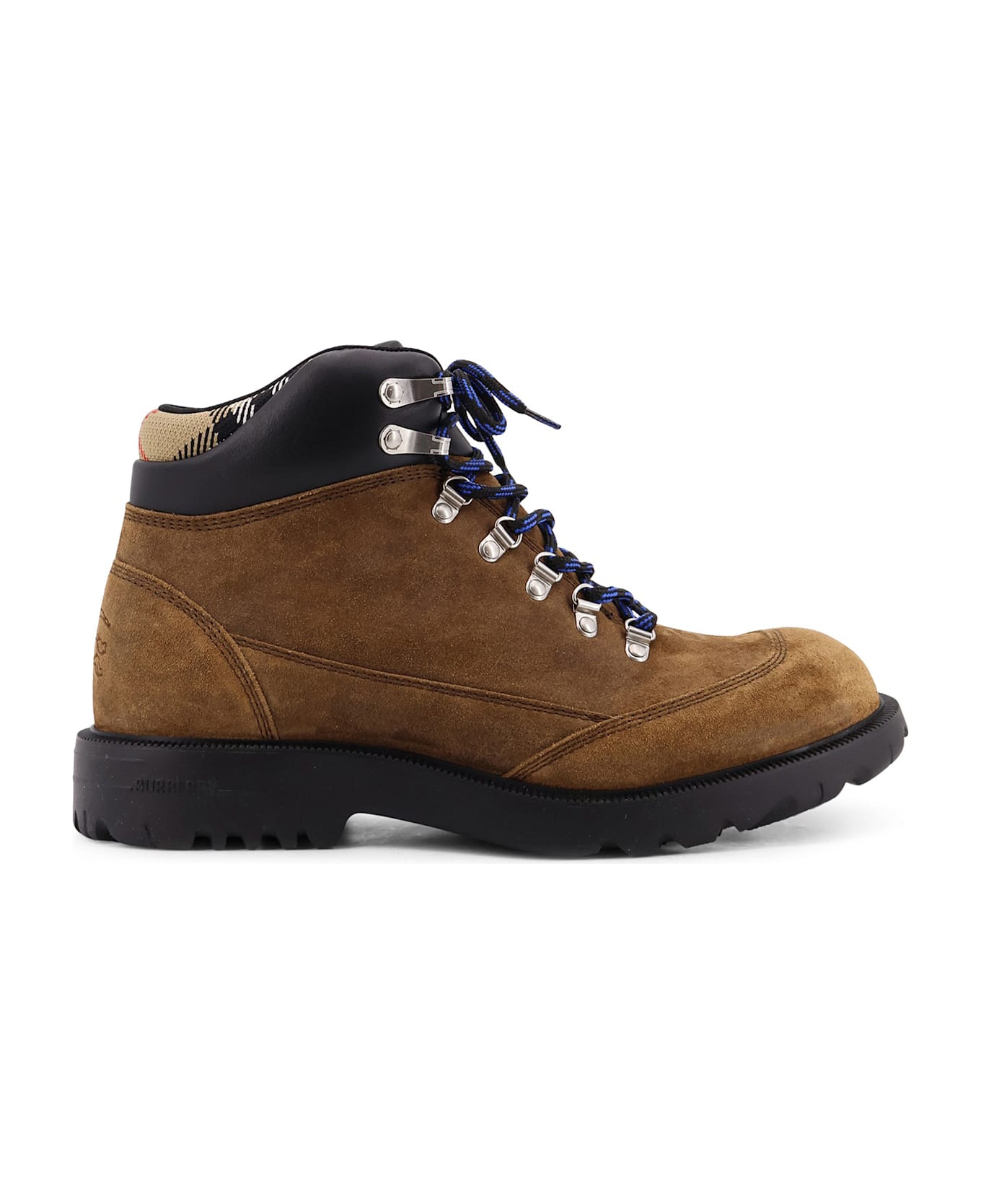 Burberry Moor High Leather Ankle Boots - JUTE