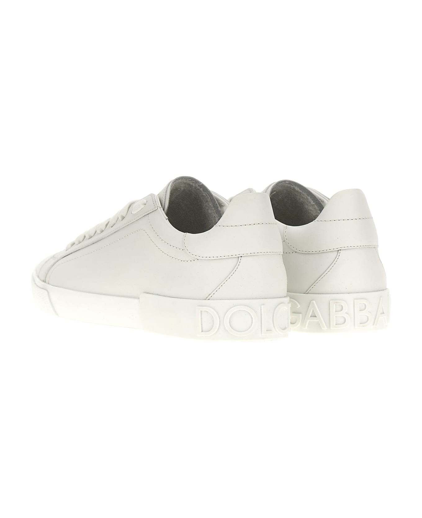 Dolce & Gabbana 'portofino Vintage' Sneakers - White