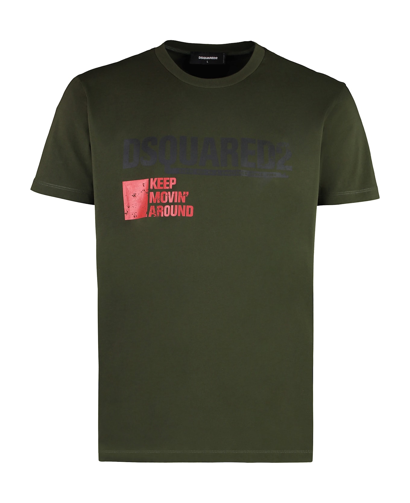 Dsquared2 Cotton Crew-neck T-shirt - green