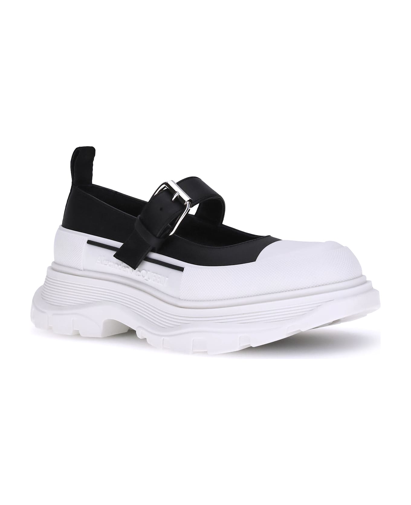 Alexander McQueen Leather And Rubber Sneakers