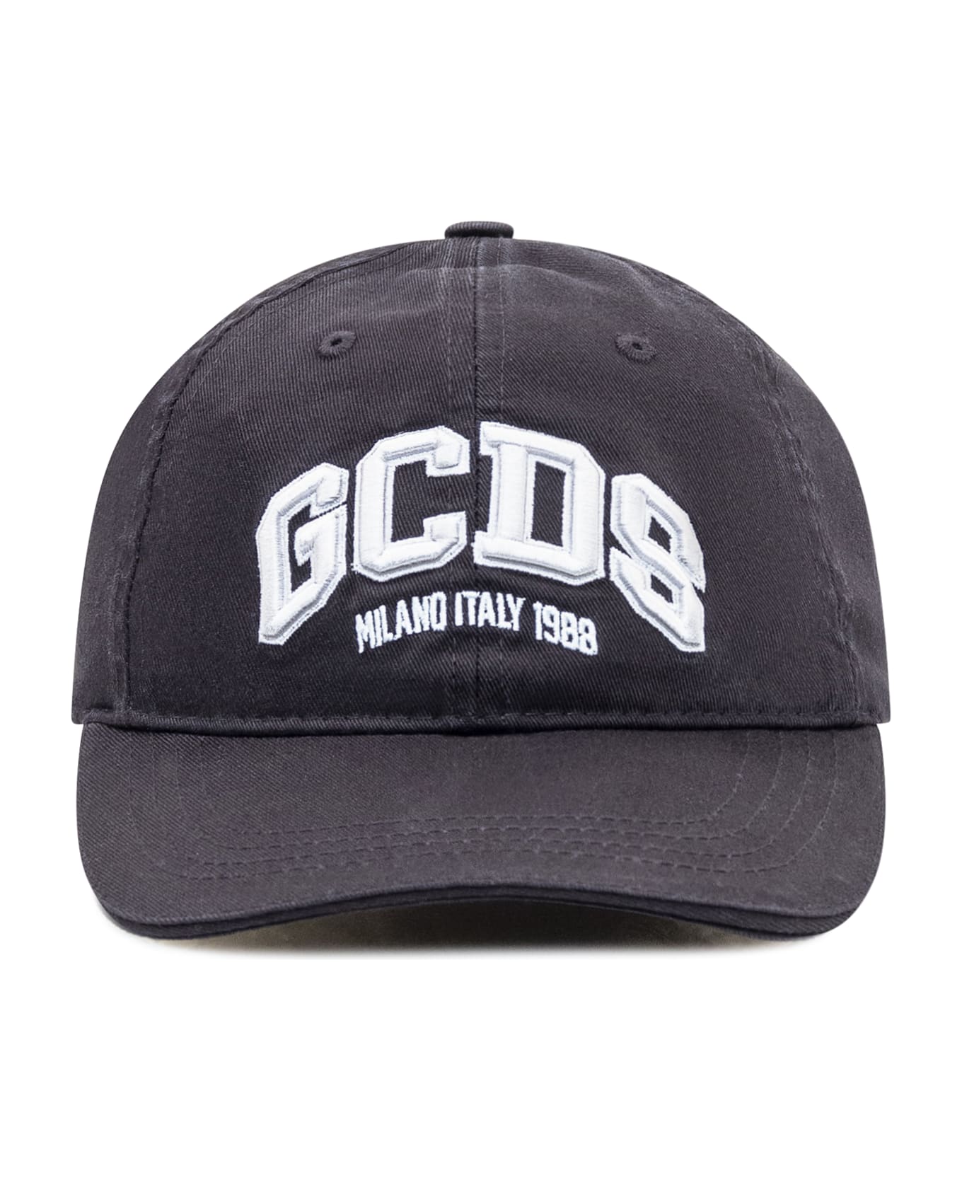 GCDS Lounge Logo Hat - Nero