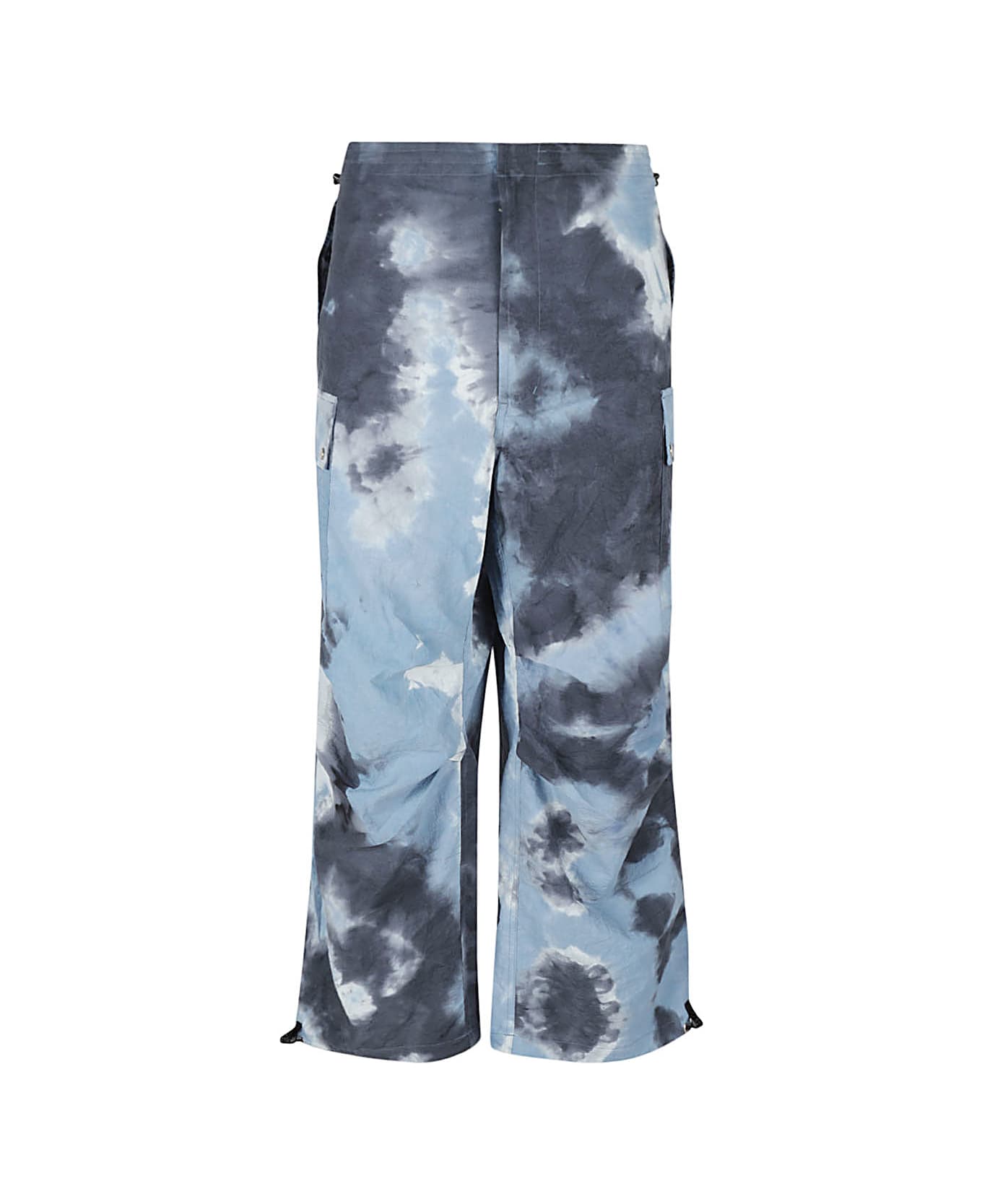 Children of the Discordance Tie-dye Print Nylon Trousers - Blue