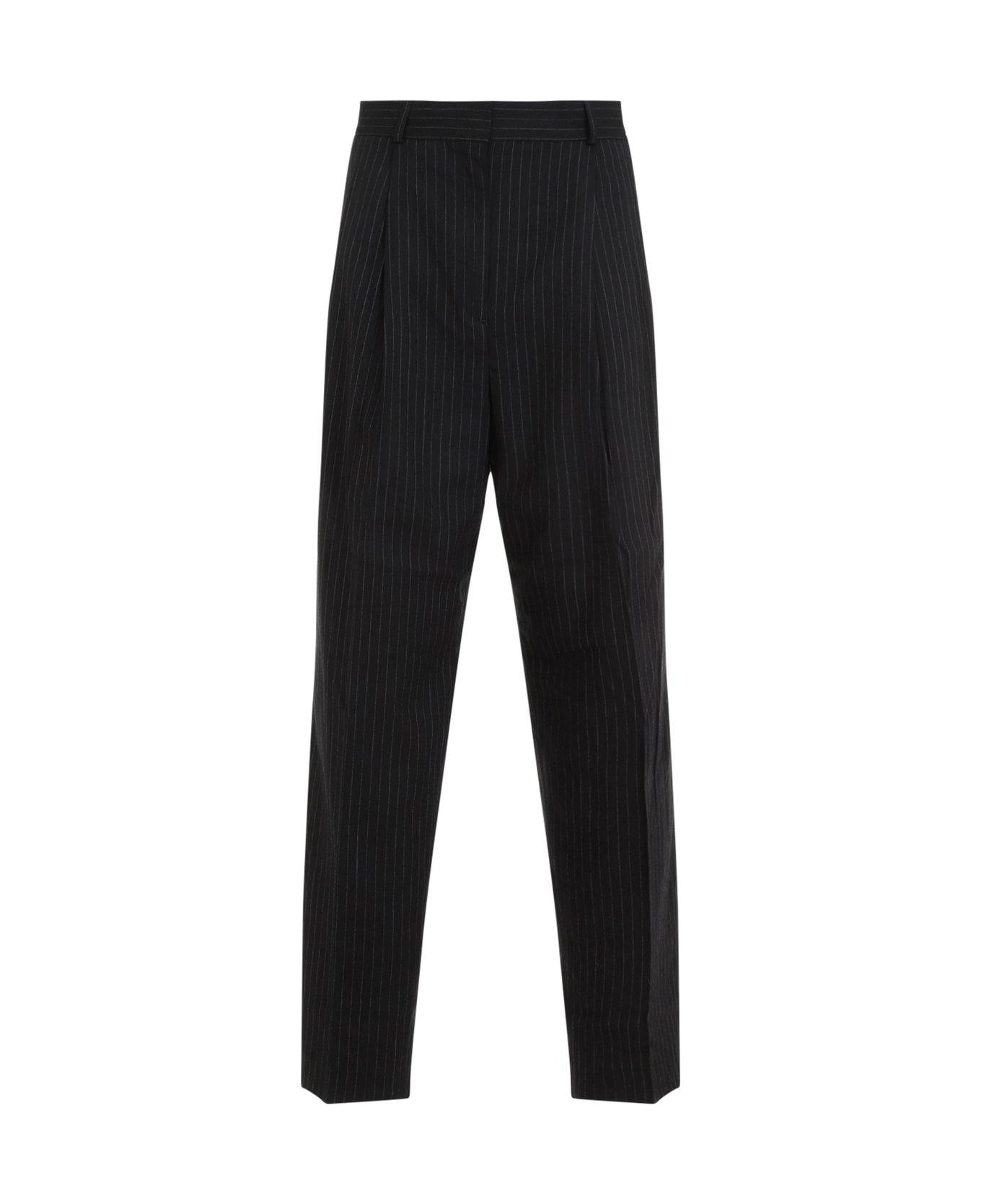 Totême Tailored Pinstriped Trousers - Blue