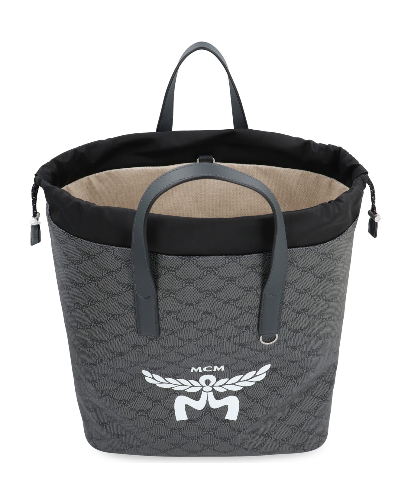 MCM Himmel Faux Leather Backpack - black トートバッグ