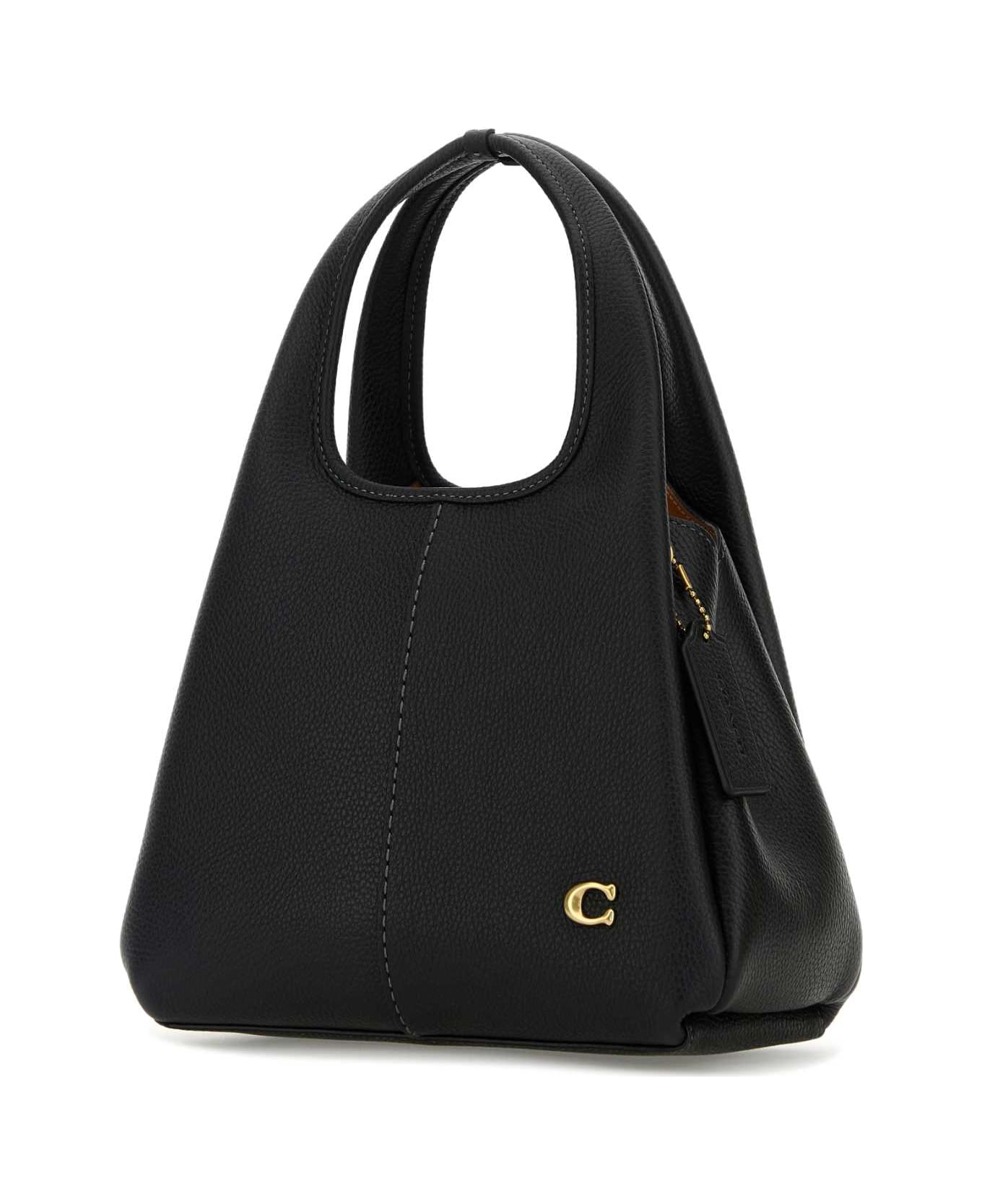 Coach Black Leather Lana 23 Handbag - B4BLACK