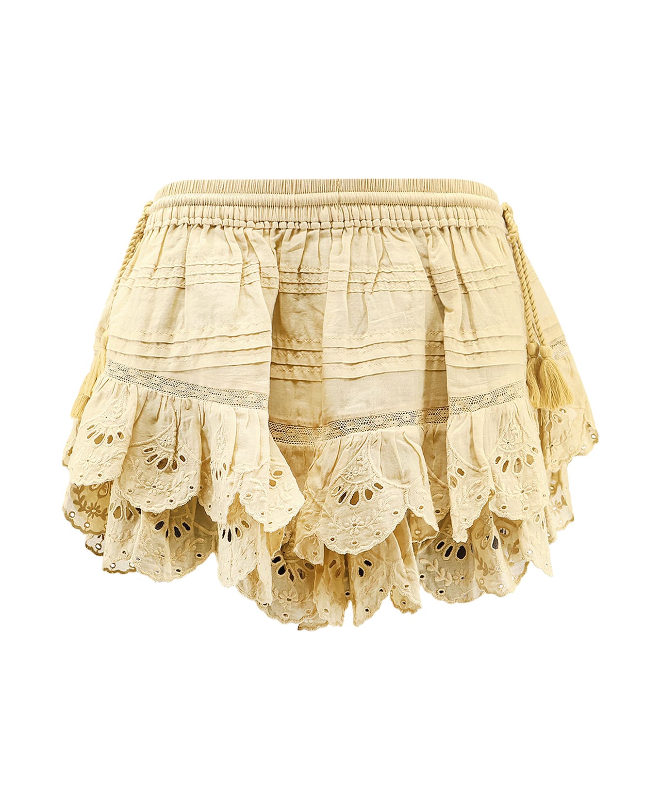 Marant Étoile Puria Organiic Cotton Shorts - Light Ochre