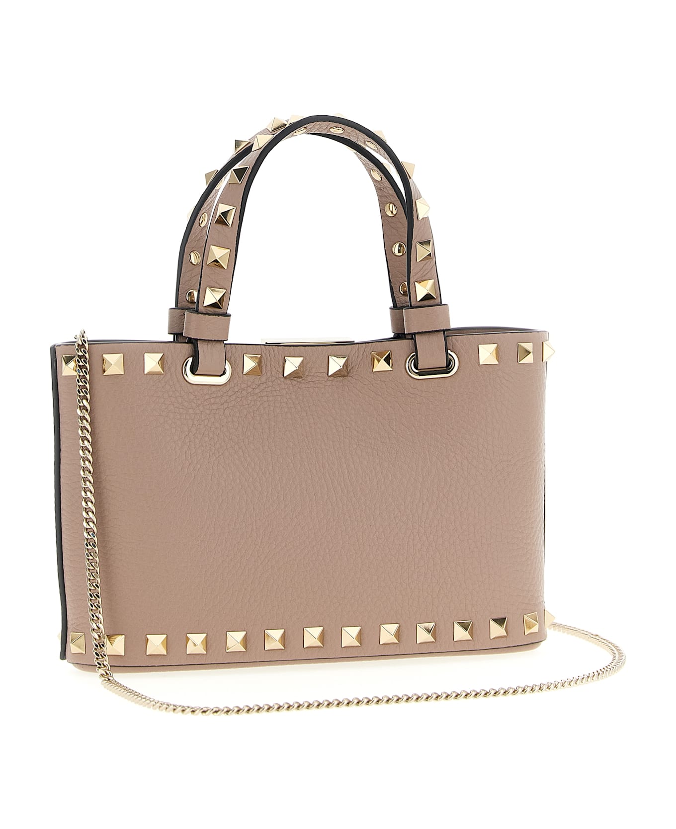 Valentino Garavani 
rockstud
 Mini Shopping Bag - Pink