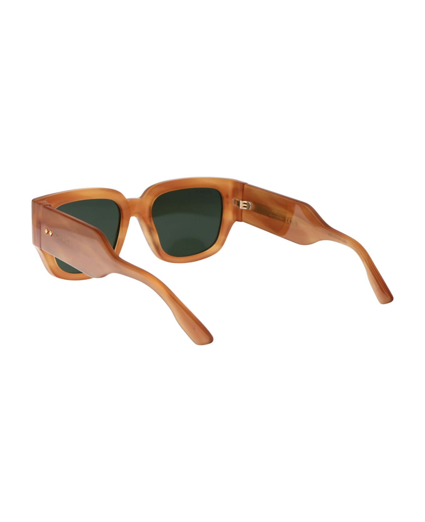 Gucci Eyewear Gg1261s Sunglasses - 004 HAVANA HAVANA GREEN