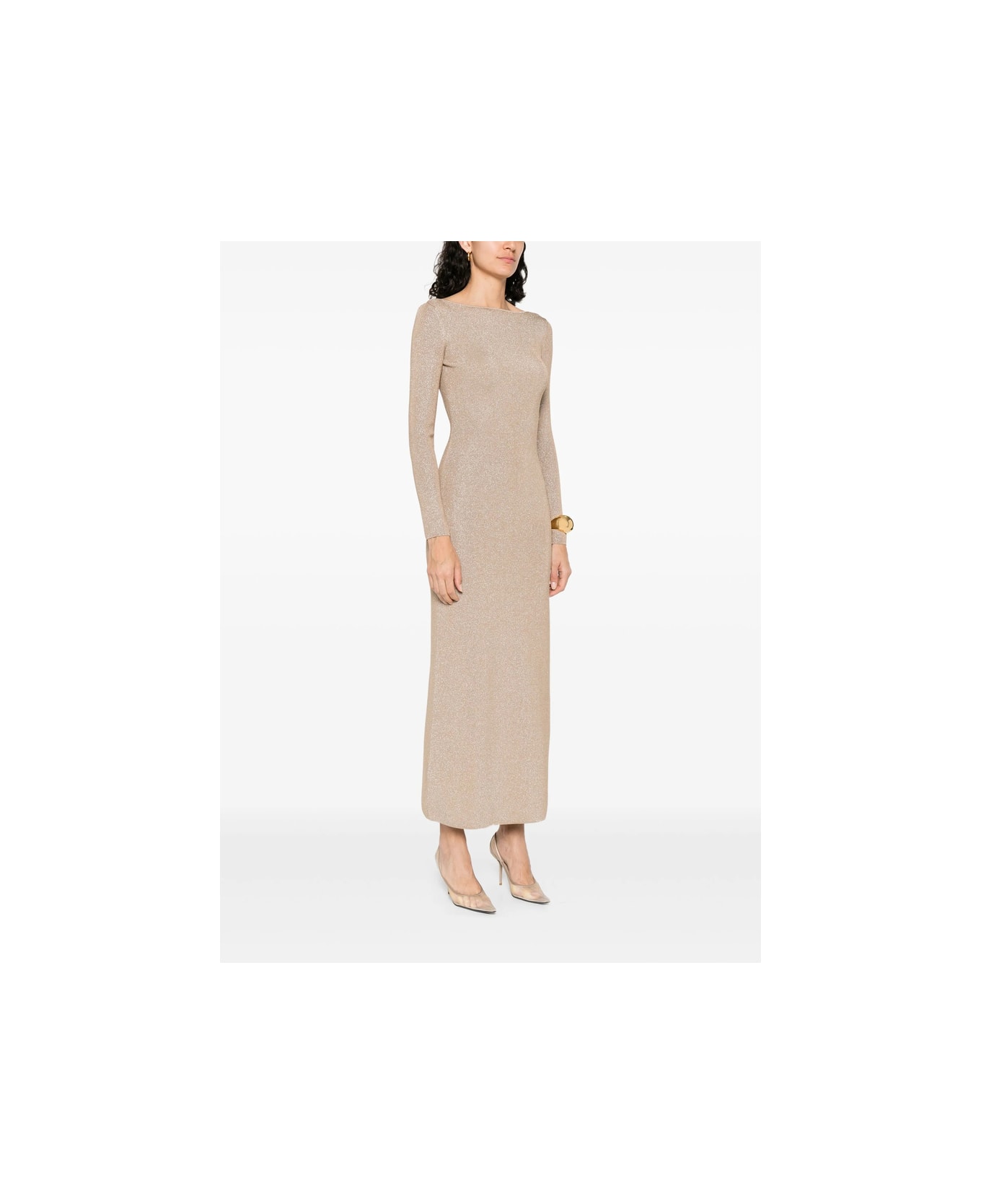 Max Mara Pianoforte Dress - NEUTRALS