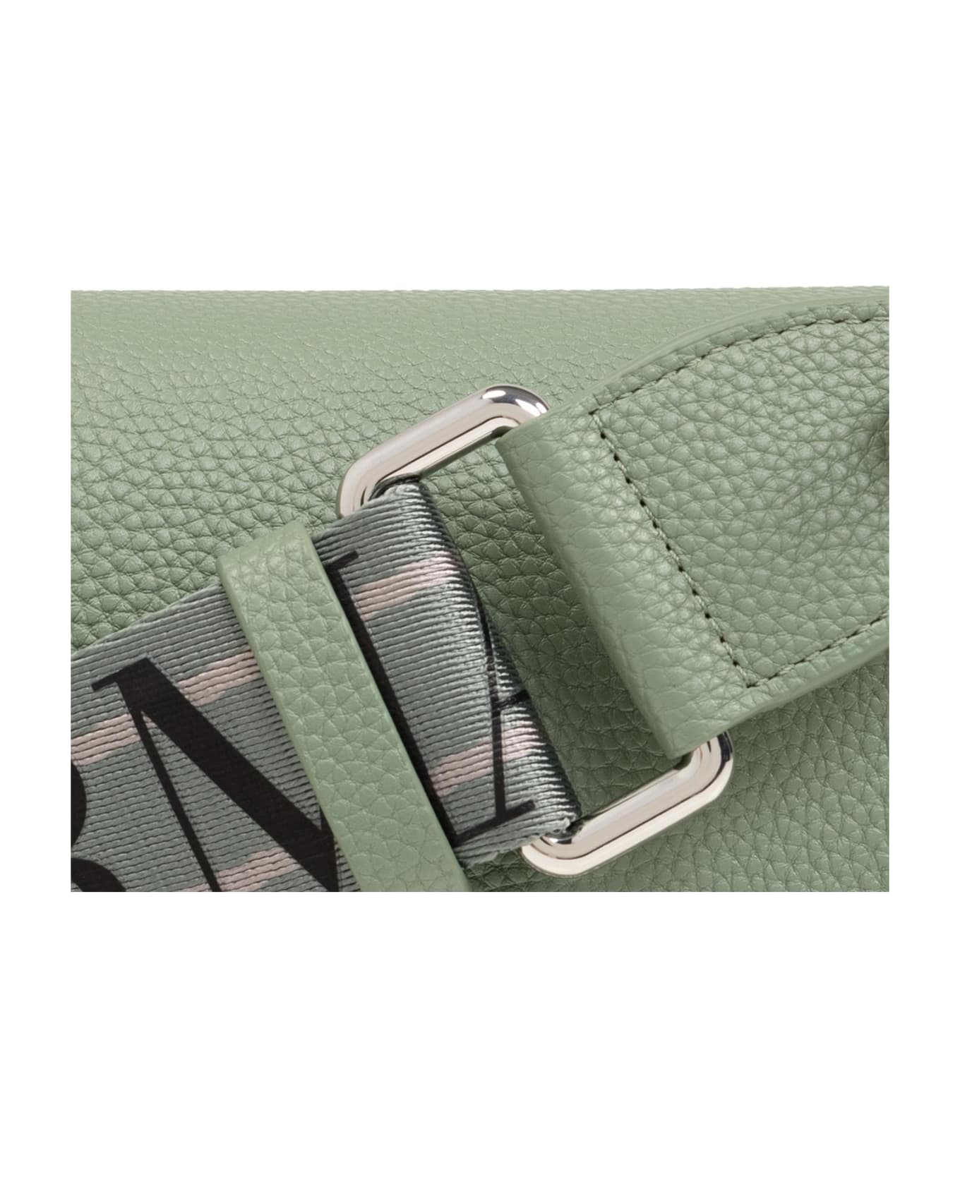 Emporio Armani Shoulder Bag With Logo - Salvia/Urban Chic