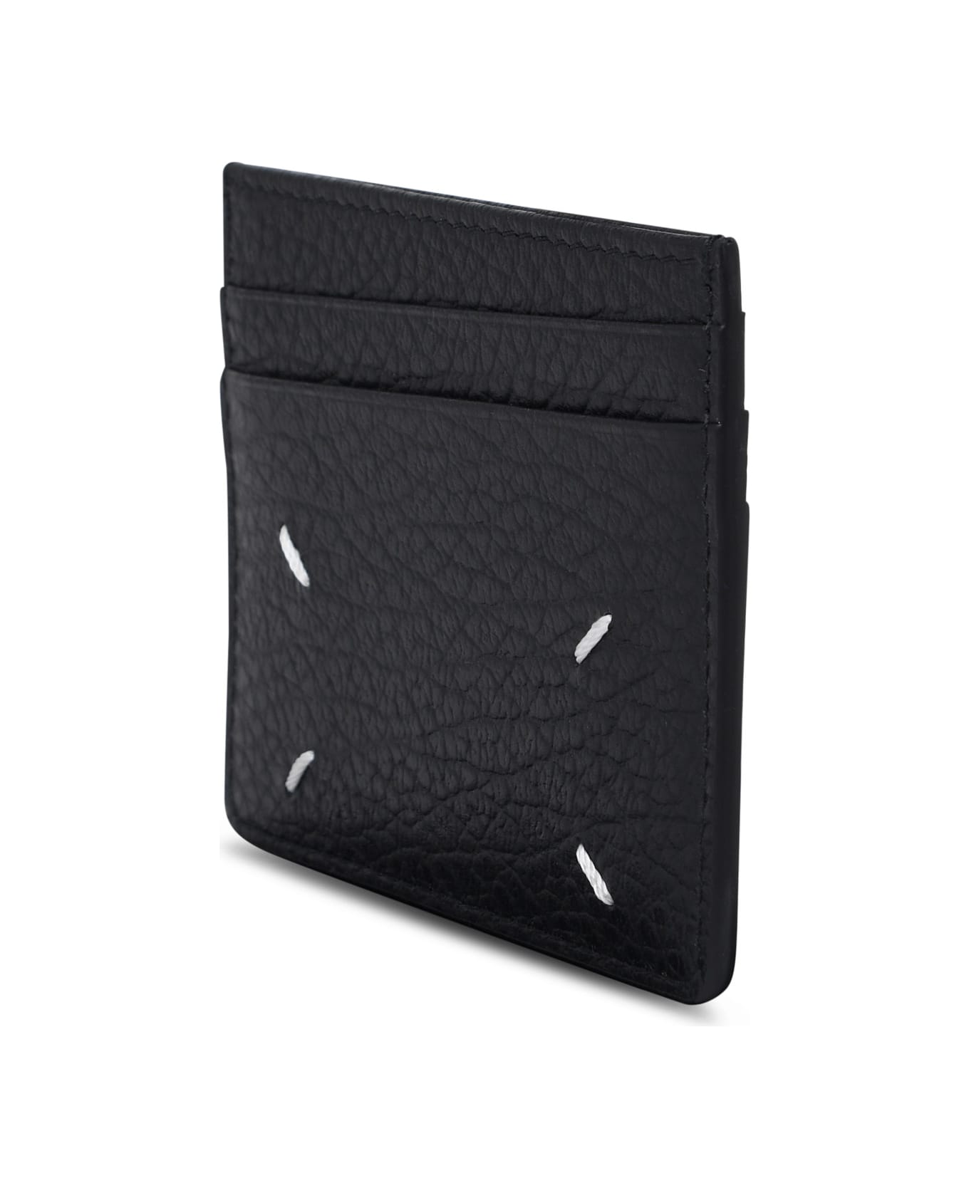 Maison Margiela Leather Card-holder - Black