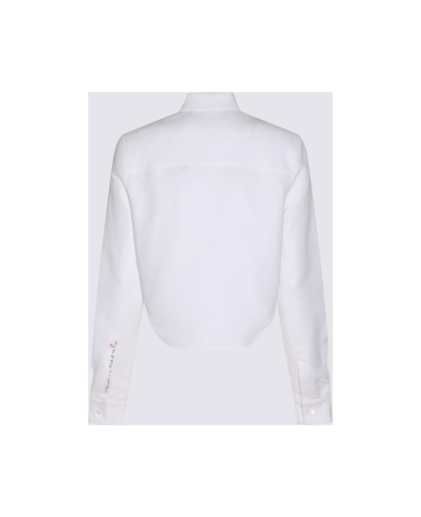 Marni White Cotton Shirt - LILY WHITE シャツ