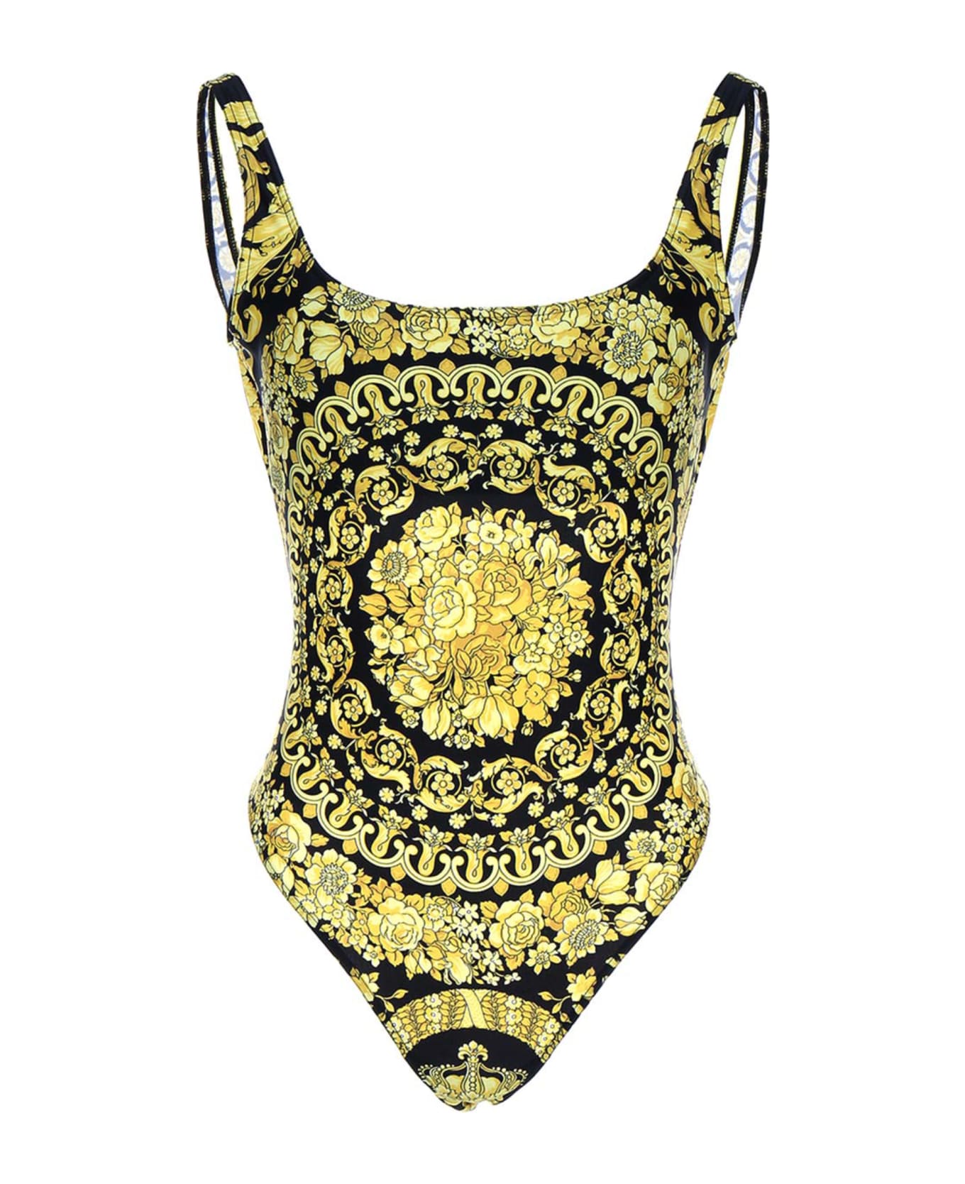 Versace 'barocco' One-piece Swimsuit - Multicolor