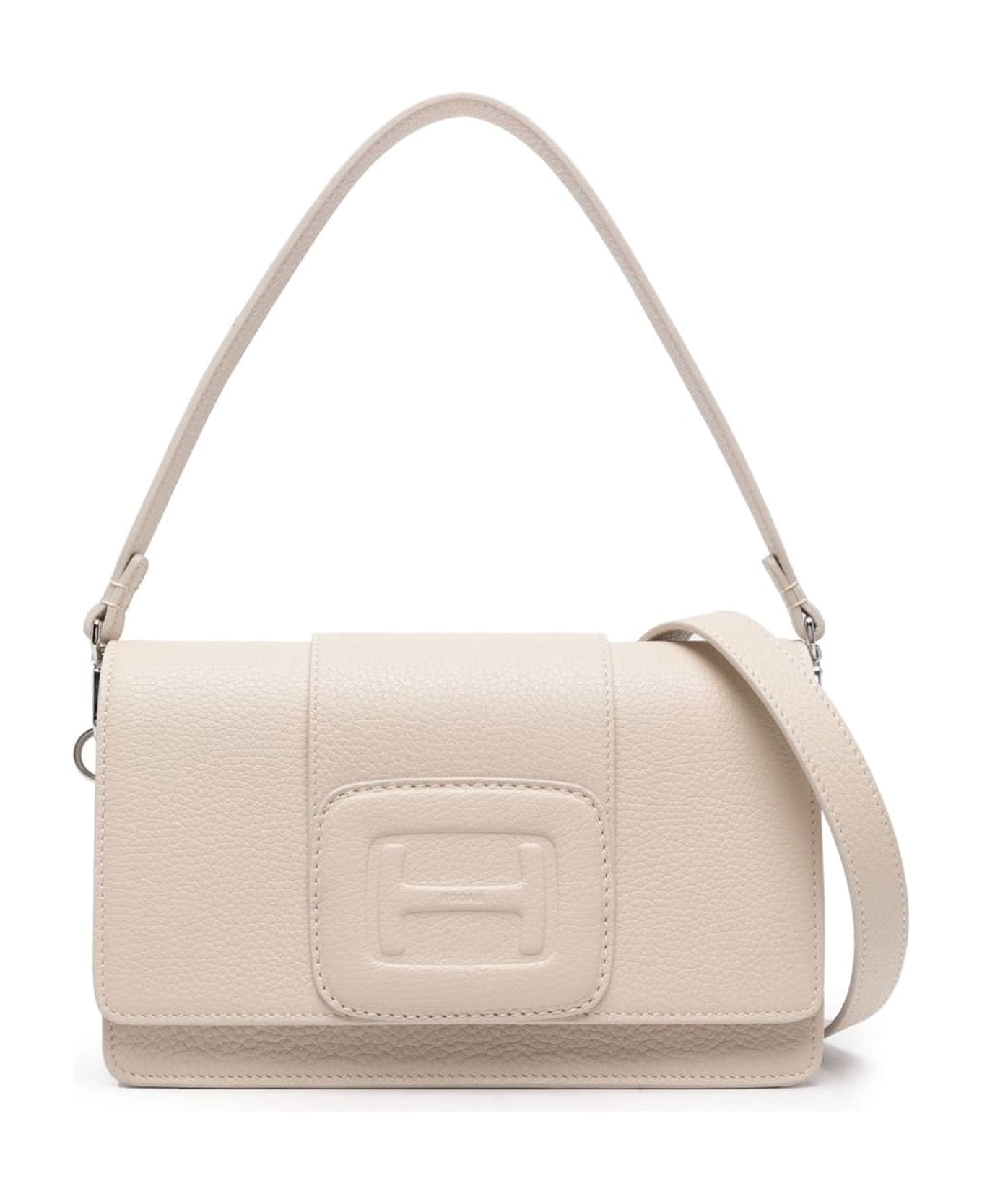 Hogan Rectangular H-bag Crossbody - Ivory
