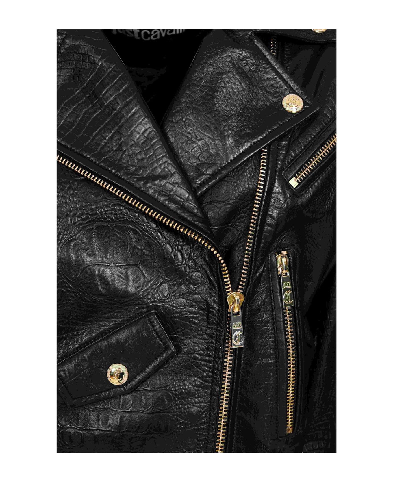 Just Cavalli Leather Jacket | italist