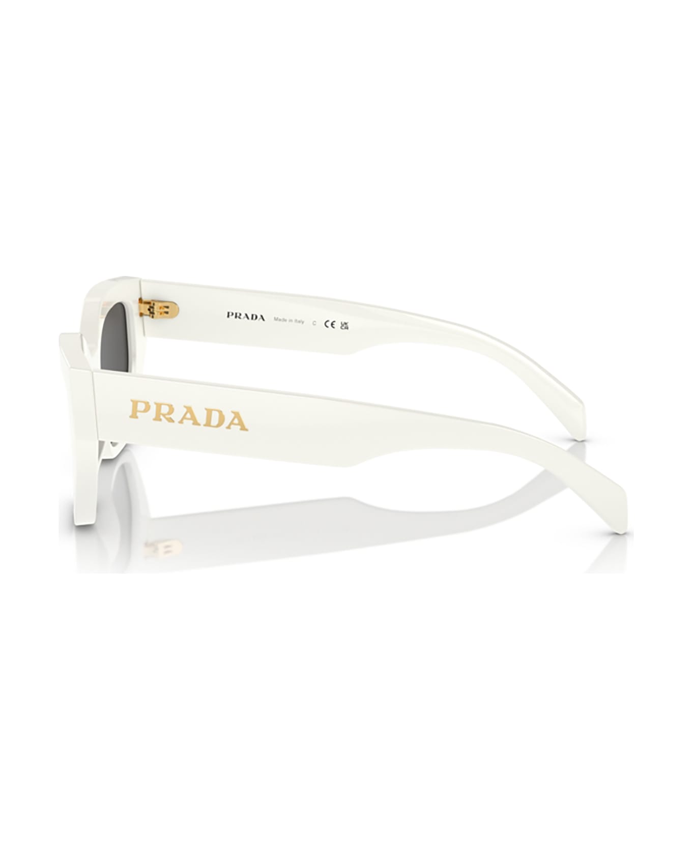 Prada Eyewear Pr A09s Talc Sunglasses - Talc サングラス