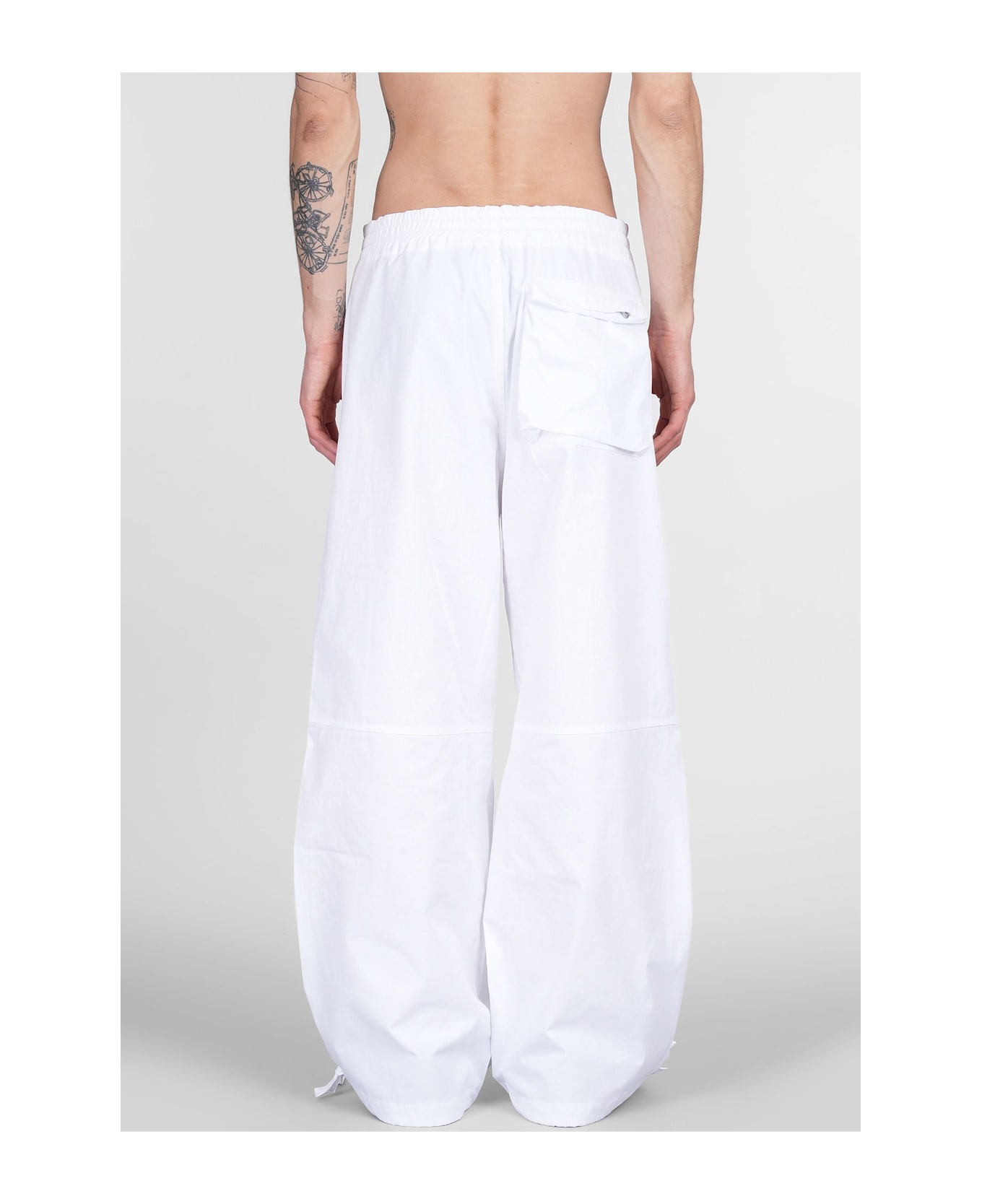 OAMC Pants In White Cotton - white