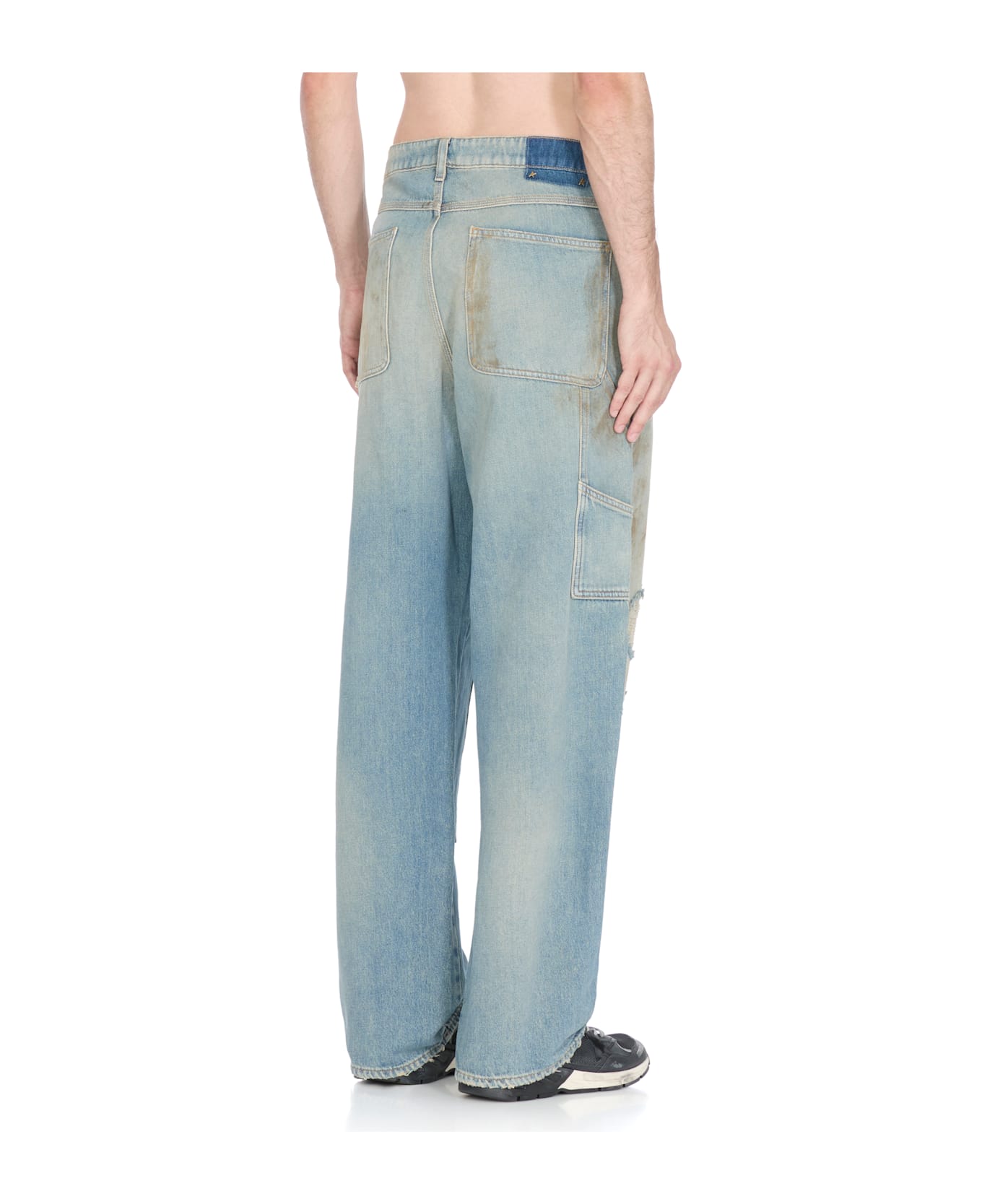 Golden Goose Cotton Jeans - Light Blue