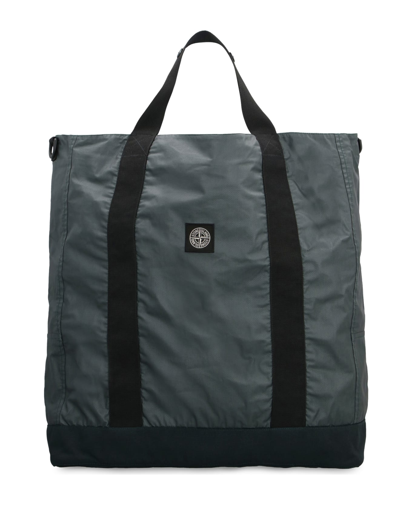 Stone Island Fabric Tote Bag - Bottle green