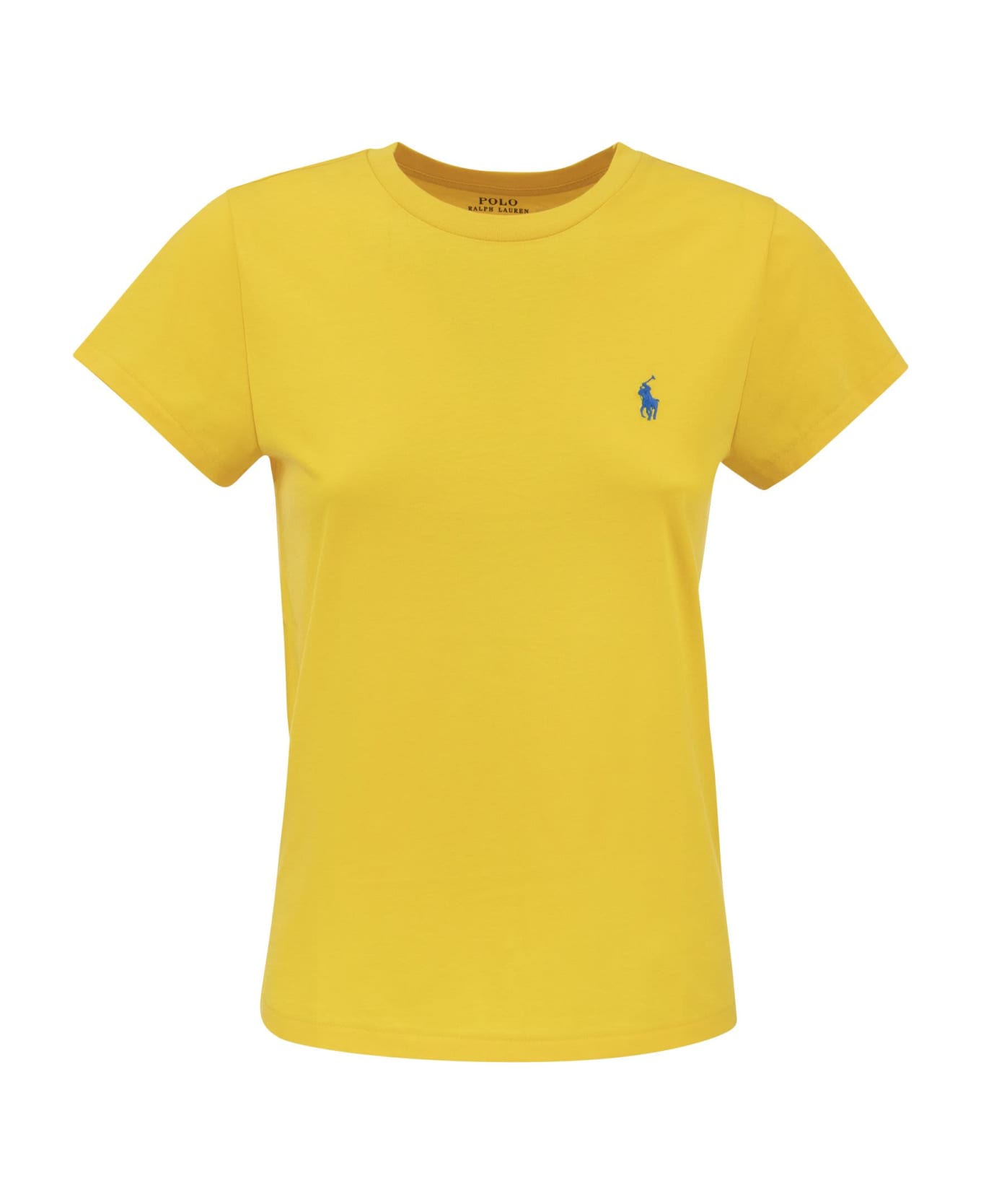 Polo Ralph Lauren Crewneck Cotton T-shirt - Yellow Tシャツ