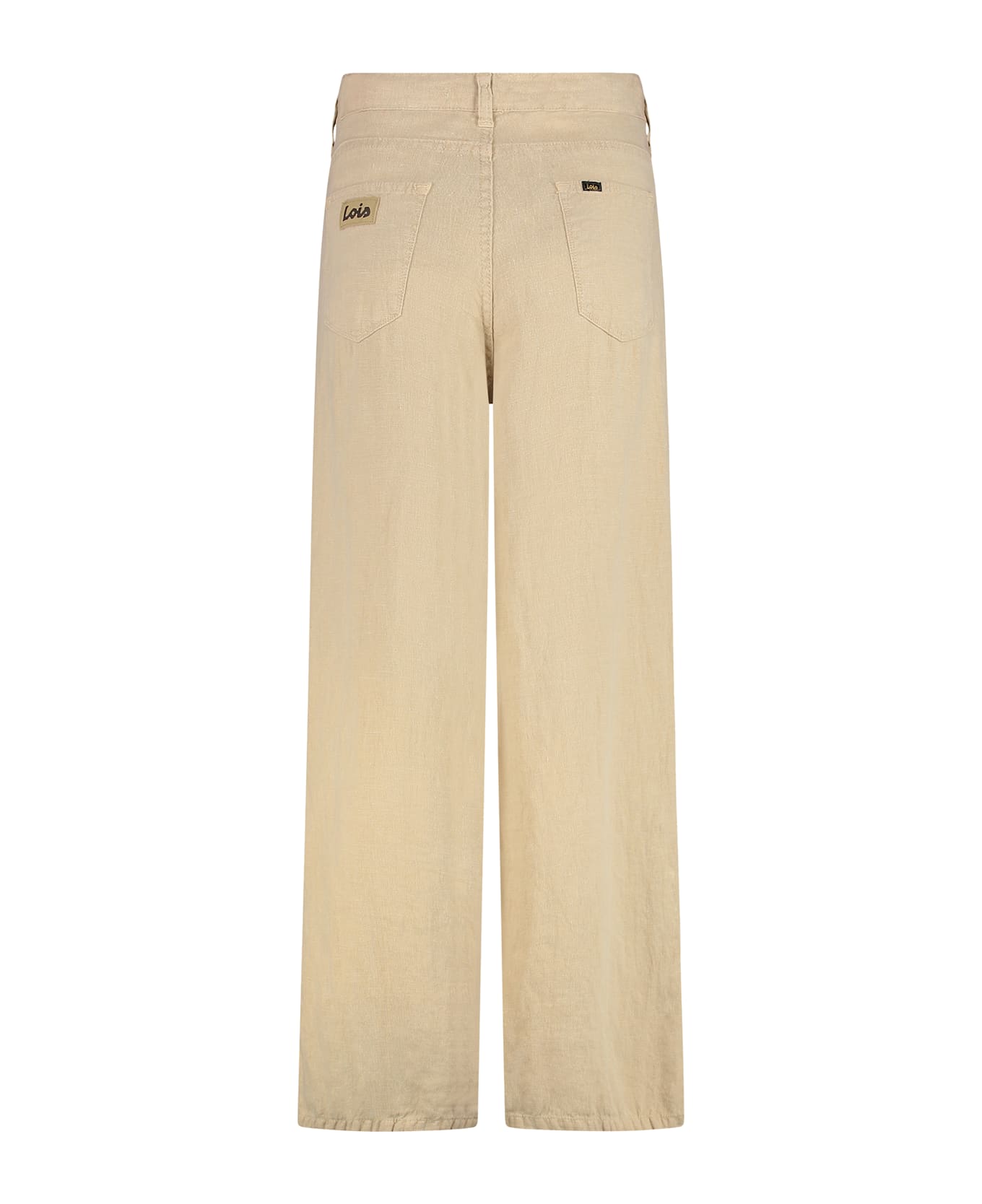 Lois Marlene Linen Trousers - Beige