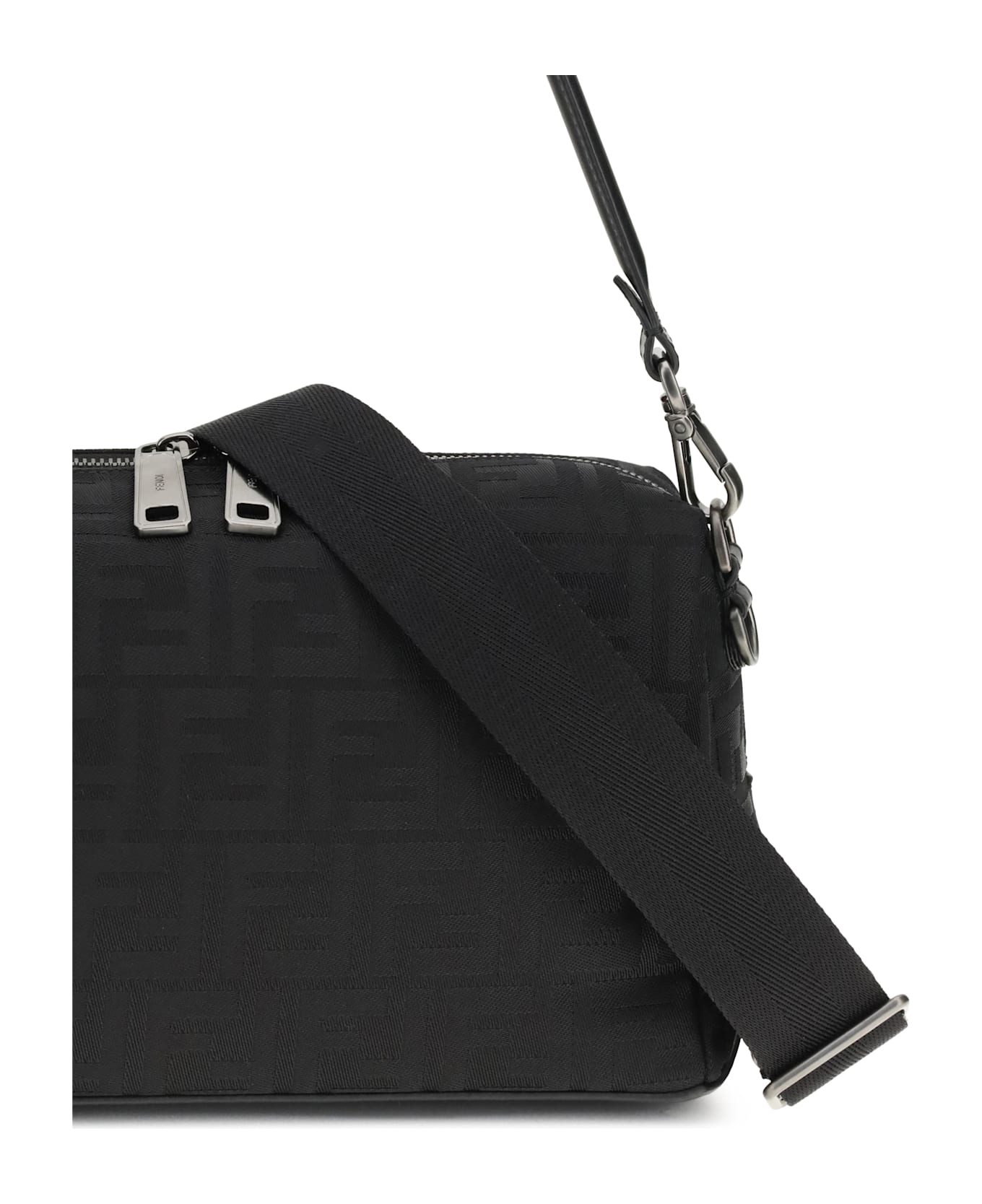 Fendi Lui Medium Shoulder Bag - Saj Nero