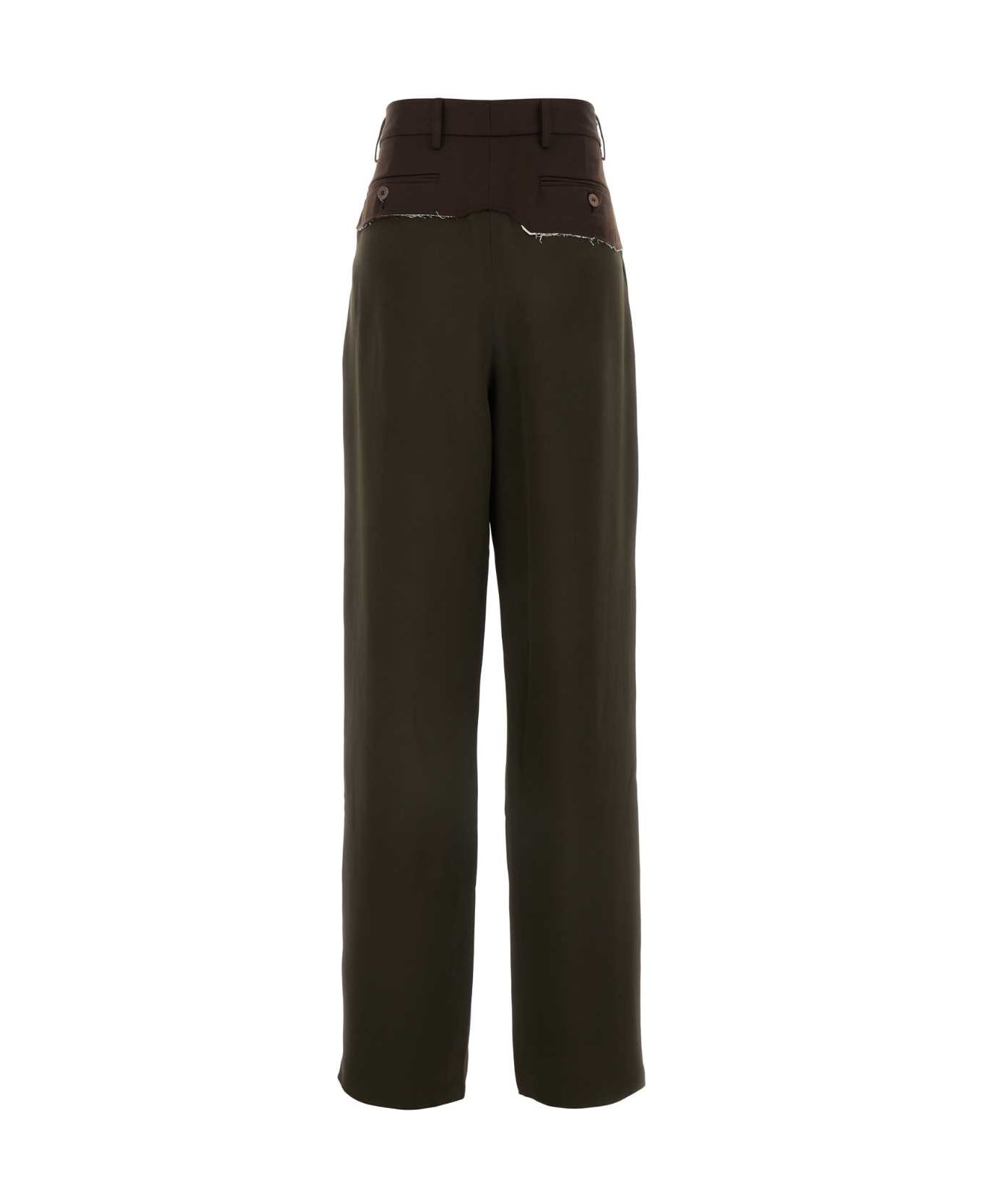 Magliano Brown Viscose Blend Wide-leg Pant - 06