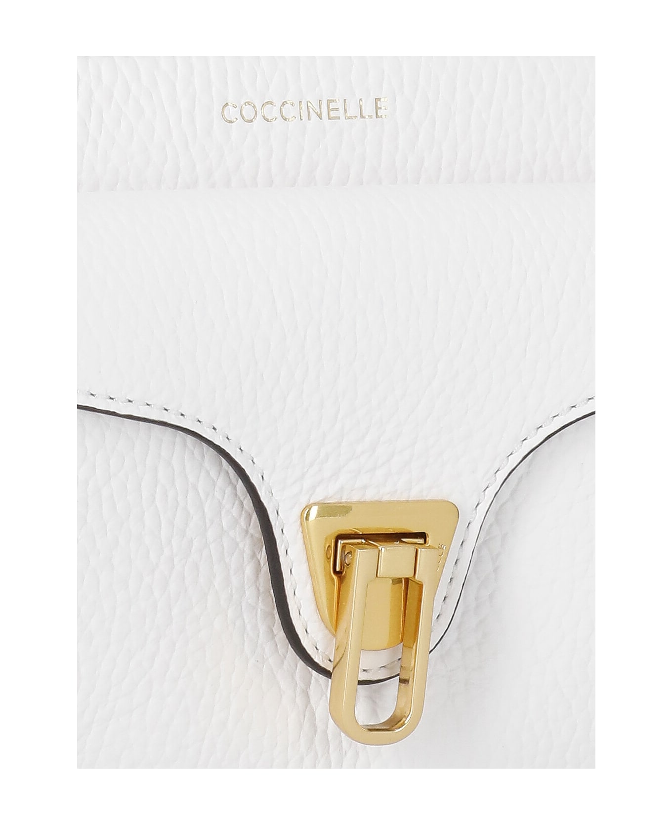 Coccinelle Beat Soft Small Shoulder Bag - White