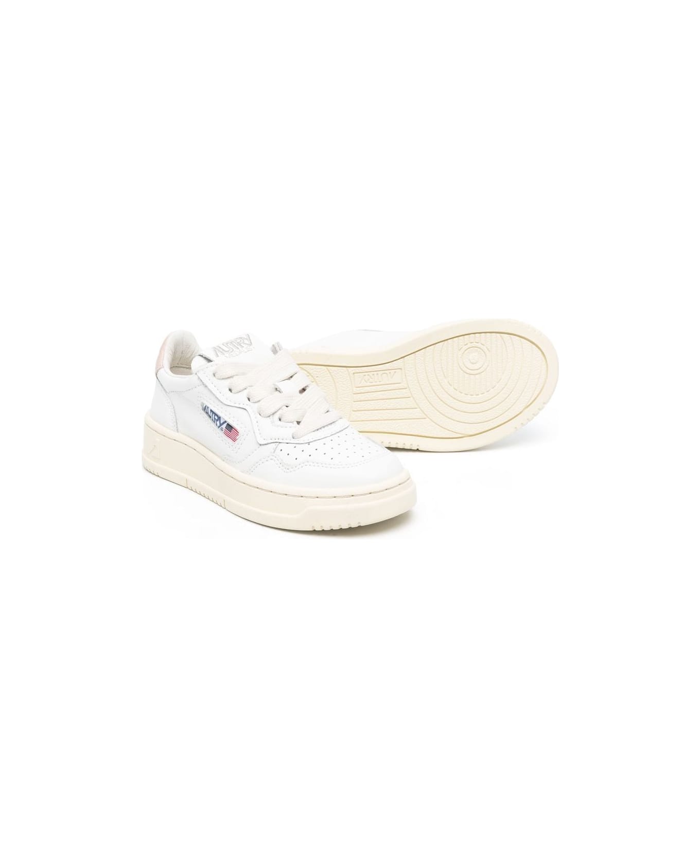 Autry Kids Medalist Low Sneakers - White