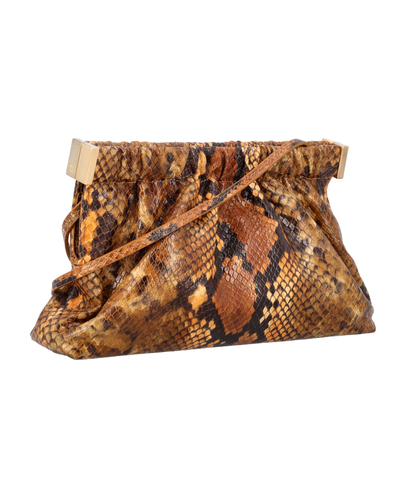 Nanushka The Bar Mini Clutch - TAN