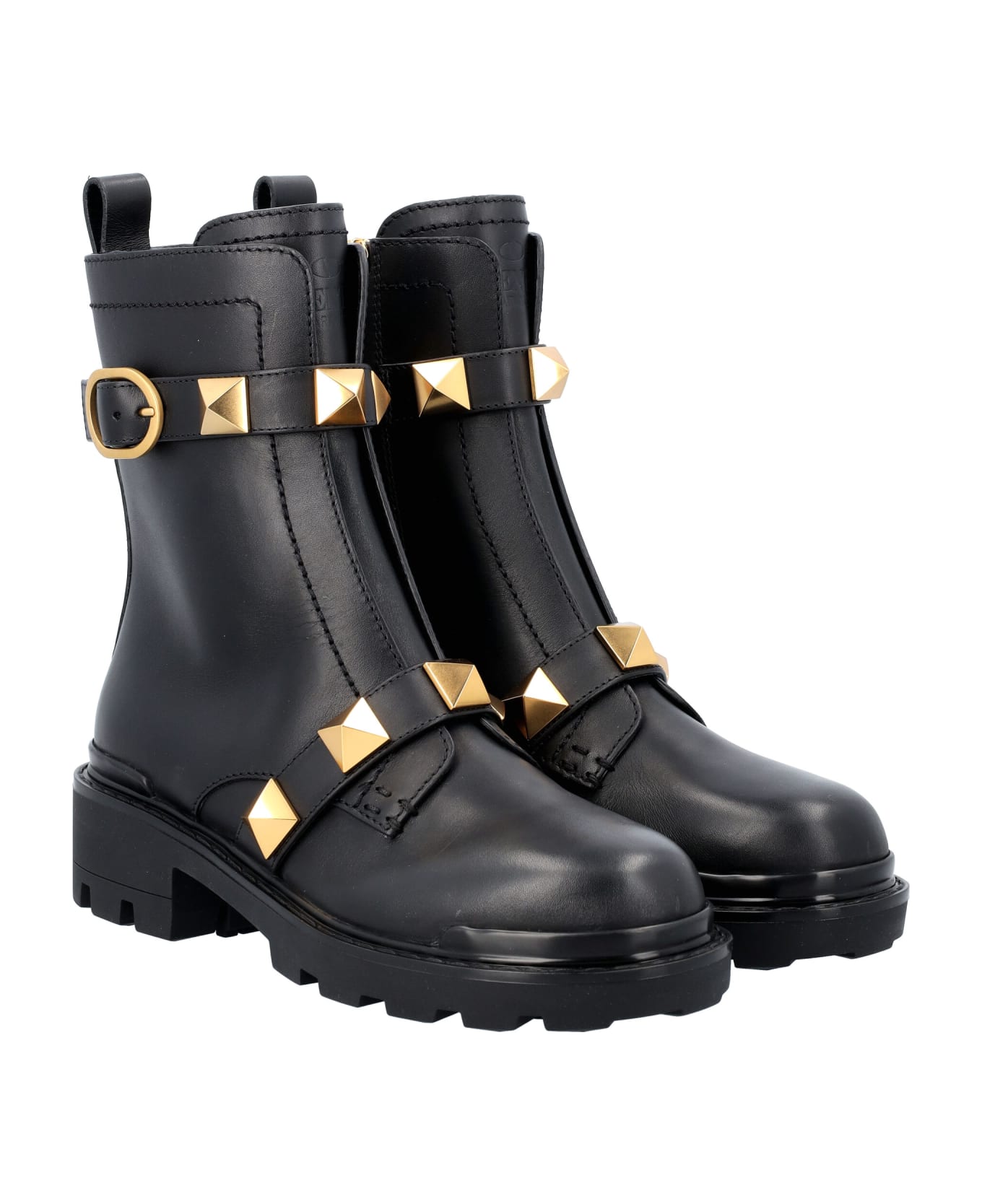 Valentino Garavani Roman Stud Combat Boot