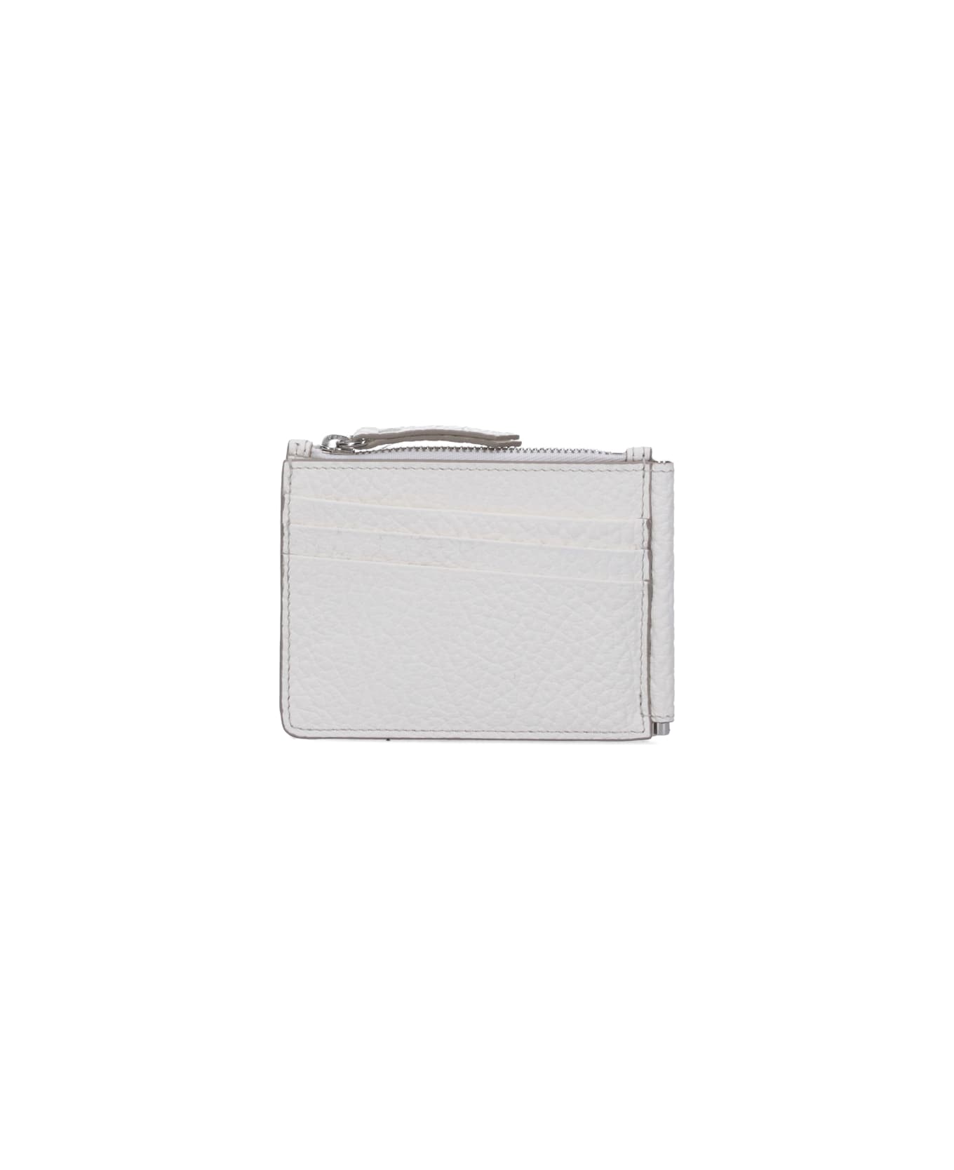 Maison Margiela Four Stitches Zipper Wallet - White