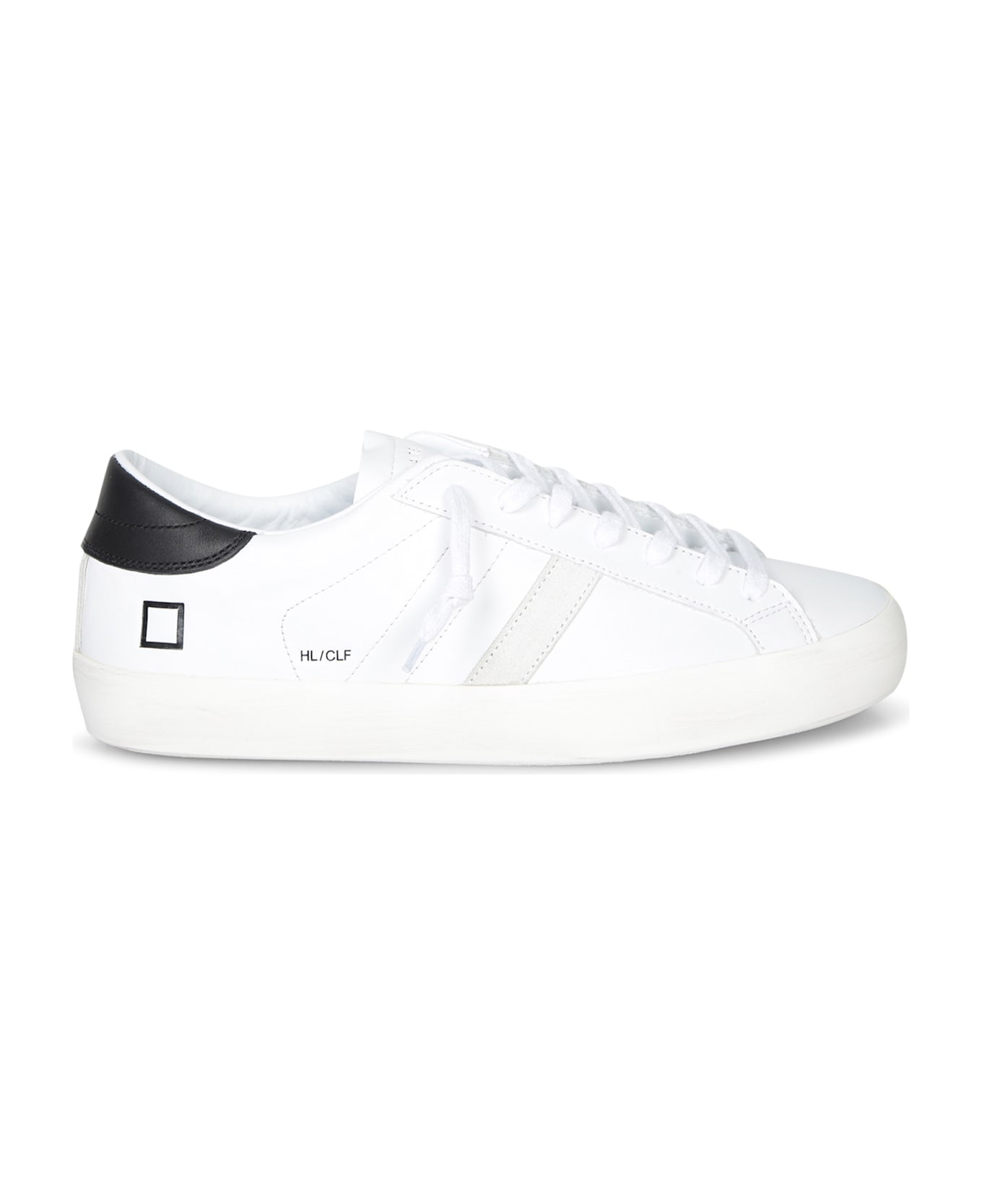 D.A.T.E. Hill Low Calf White Black Sneakers - White スニーカー