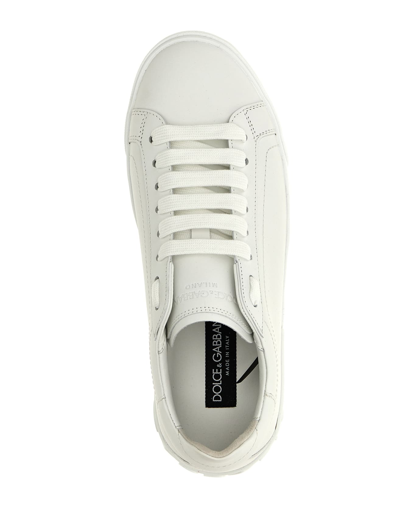 Dolce & Gabbana 'portofino Vintage' Sneakers - White