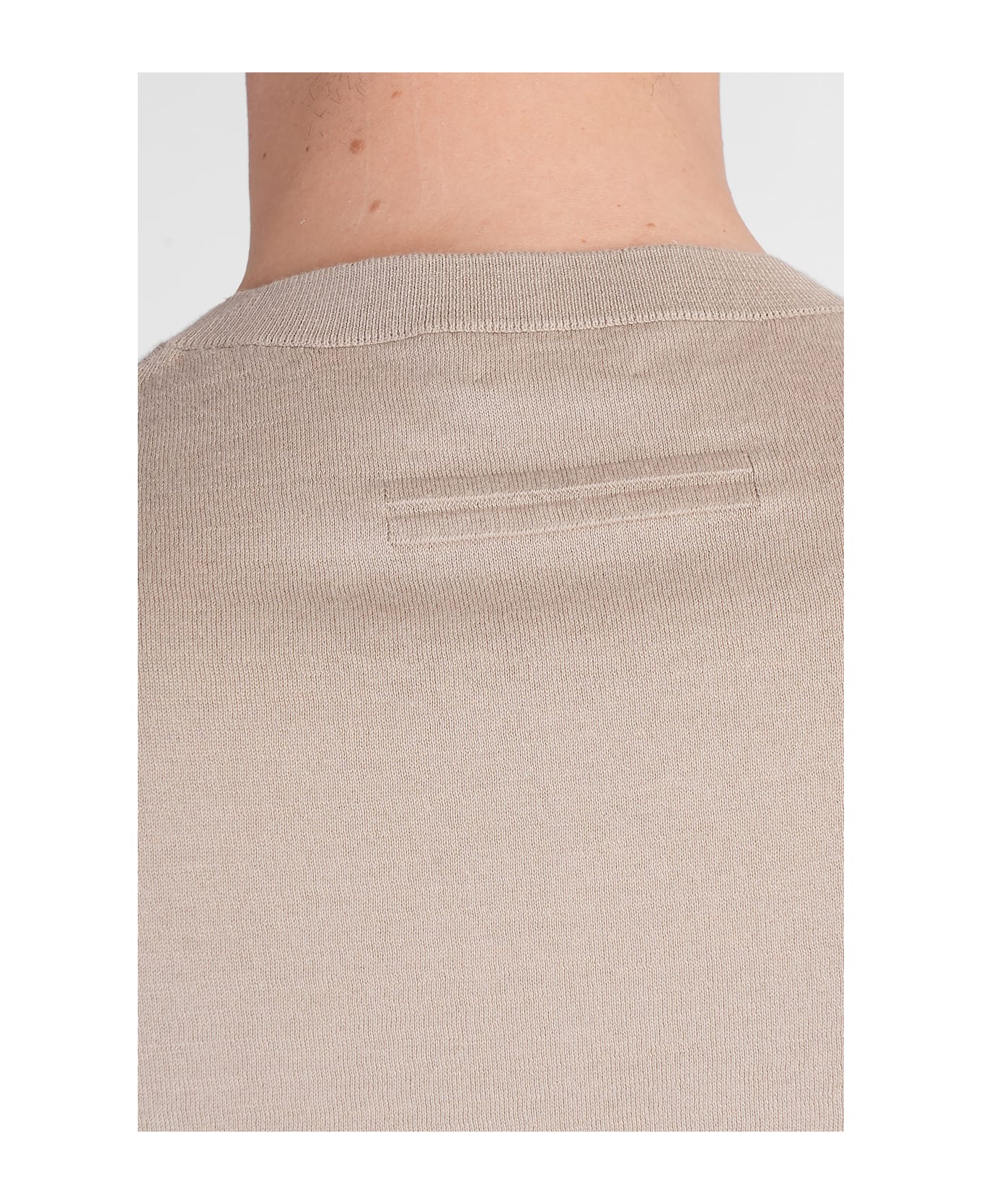 Zegna T-shirt In Taupe Cotton - taupe