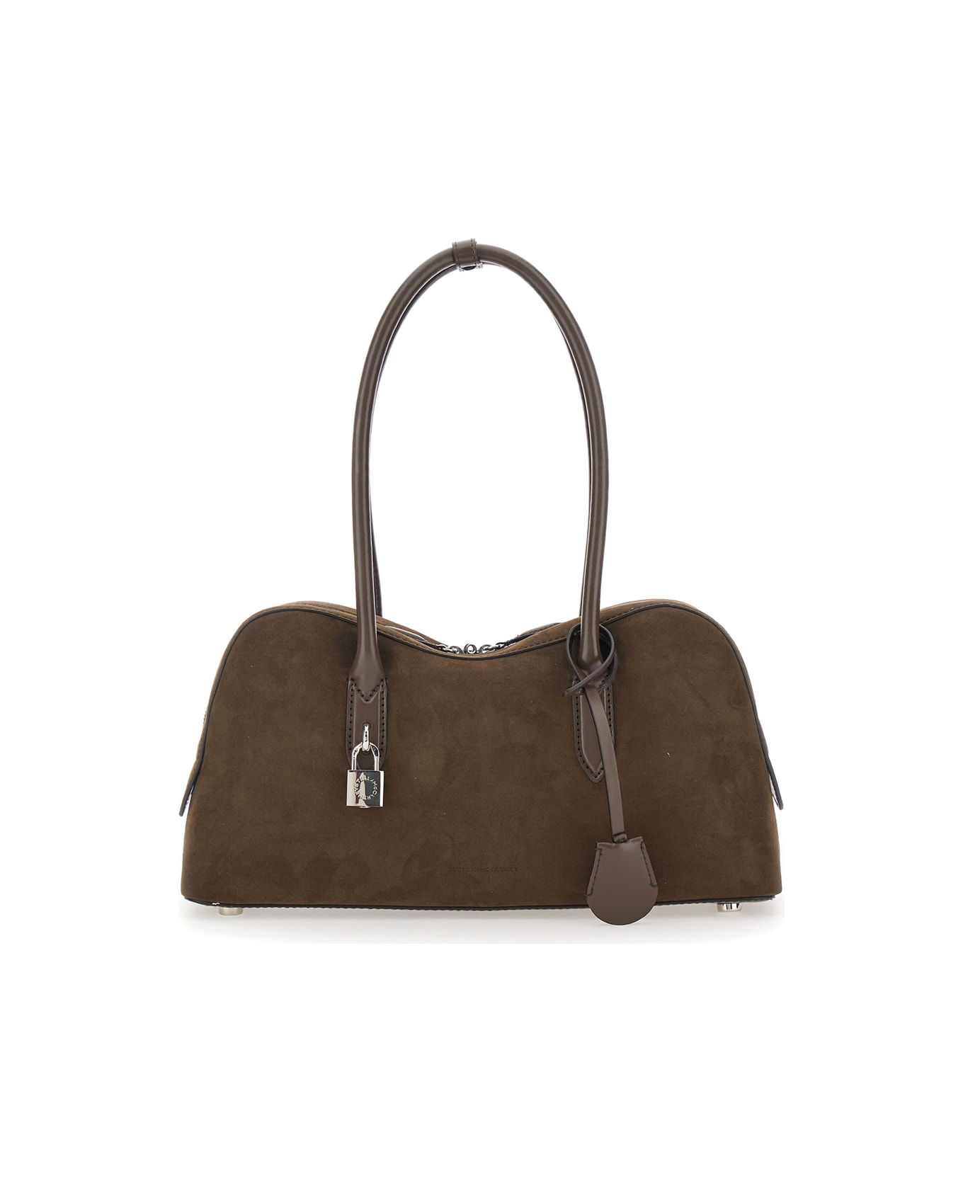 Stella McCartney Stella Ryder Medium Bag Alter Suede - Brown