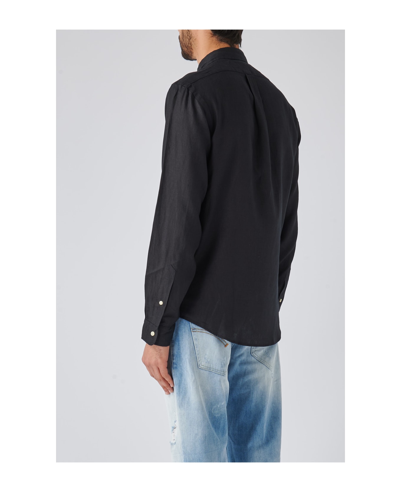 Polo Ralph Lauren Long Sleeve Sport Shirt Shirt - BLK シャツ
